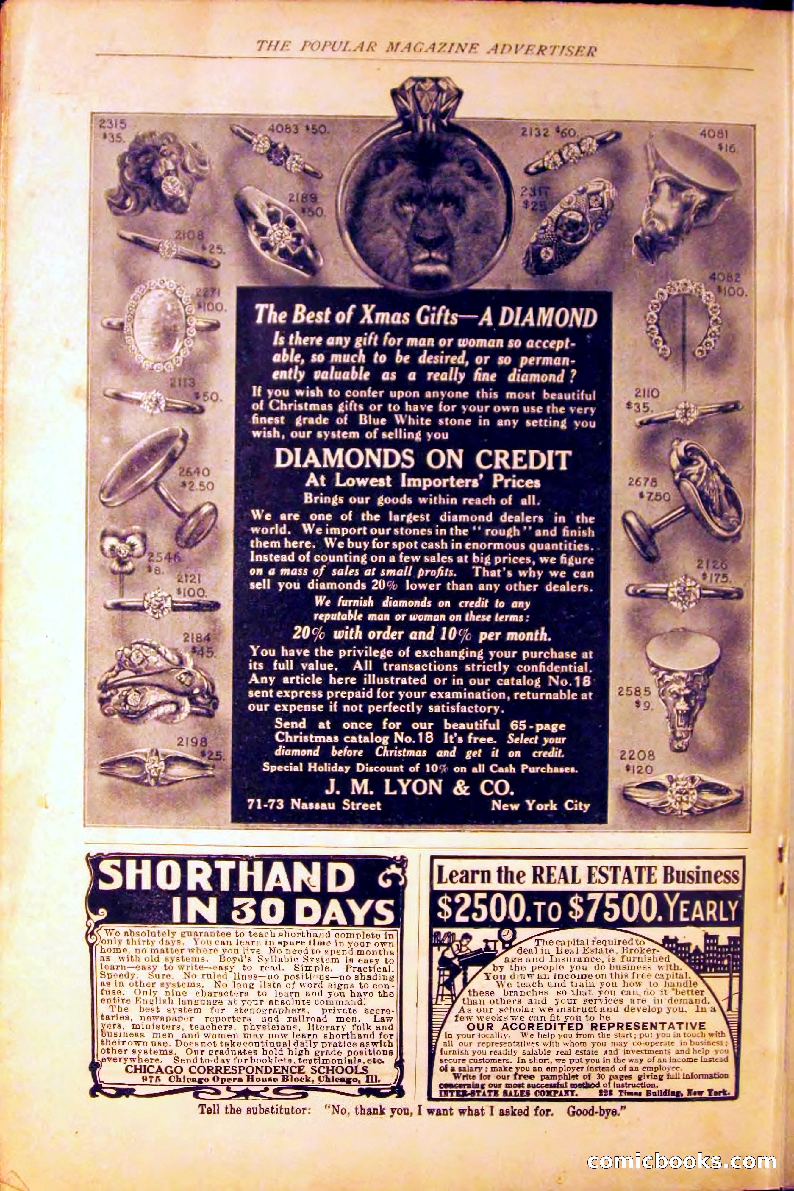 The Popular Magazine, December 1908 — page 266 of 268