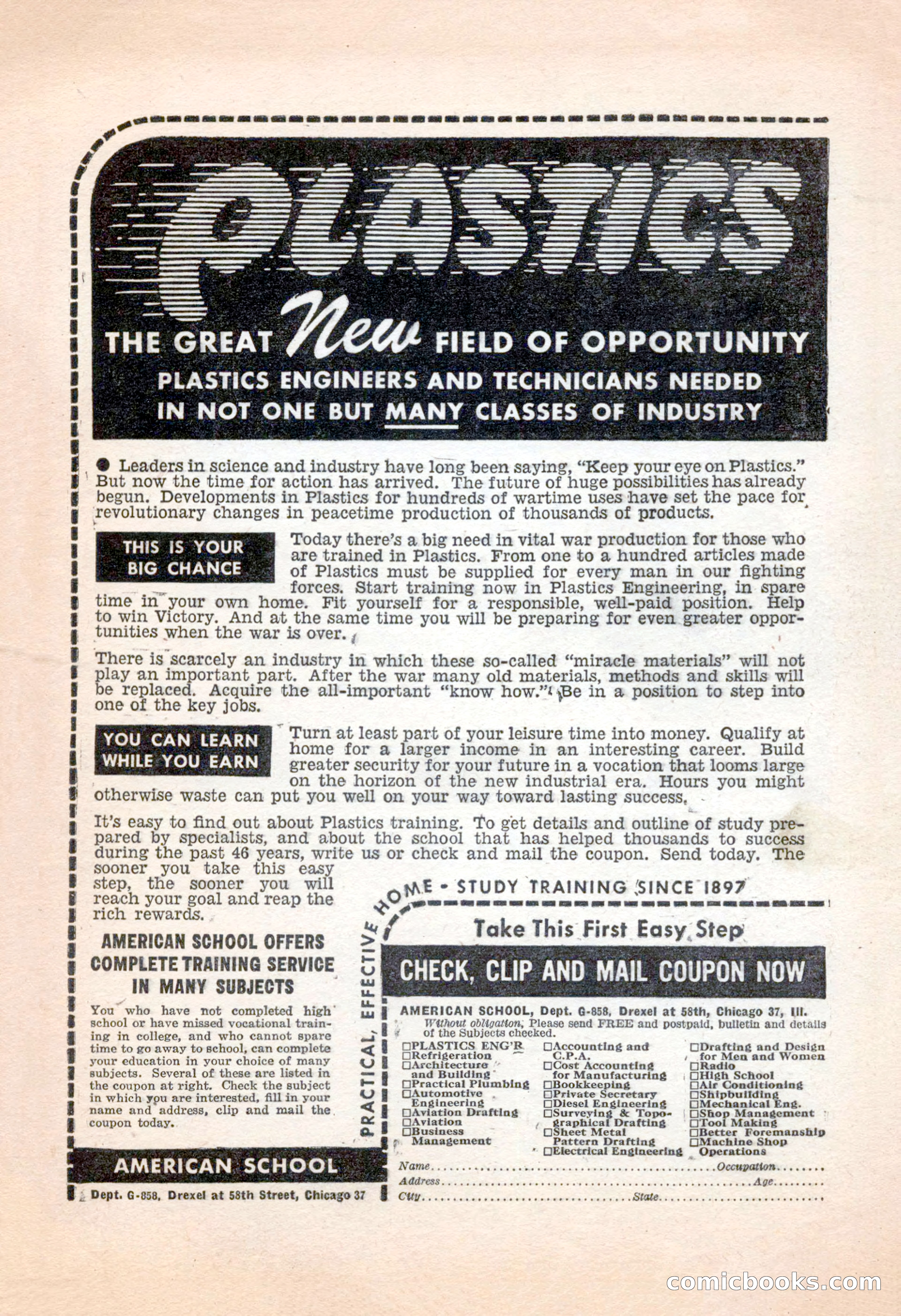 Popular Love, November 1943 — page 3 of 100