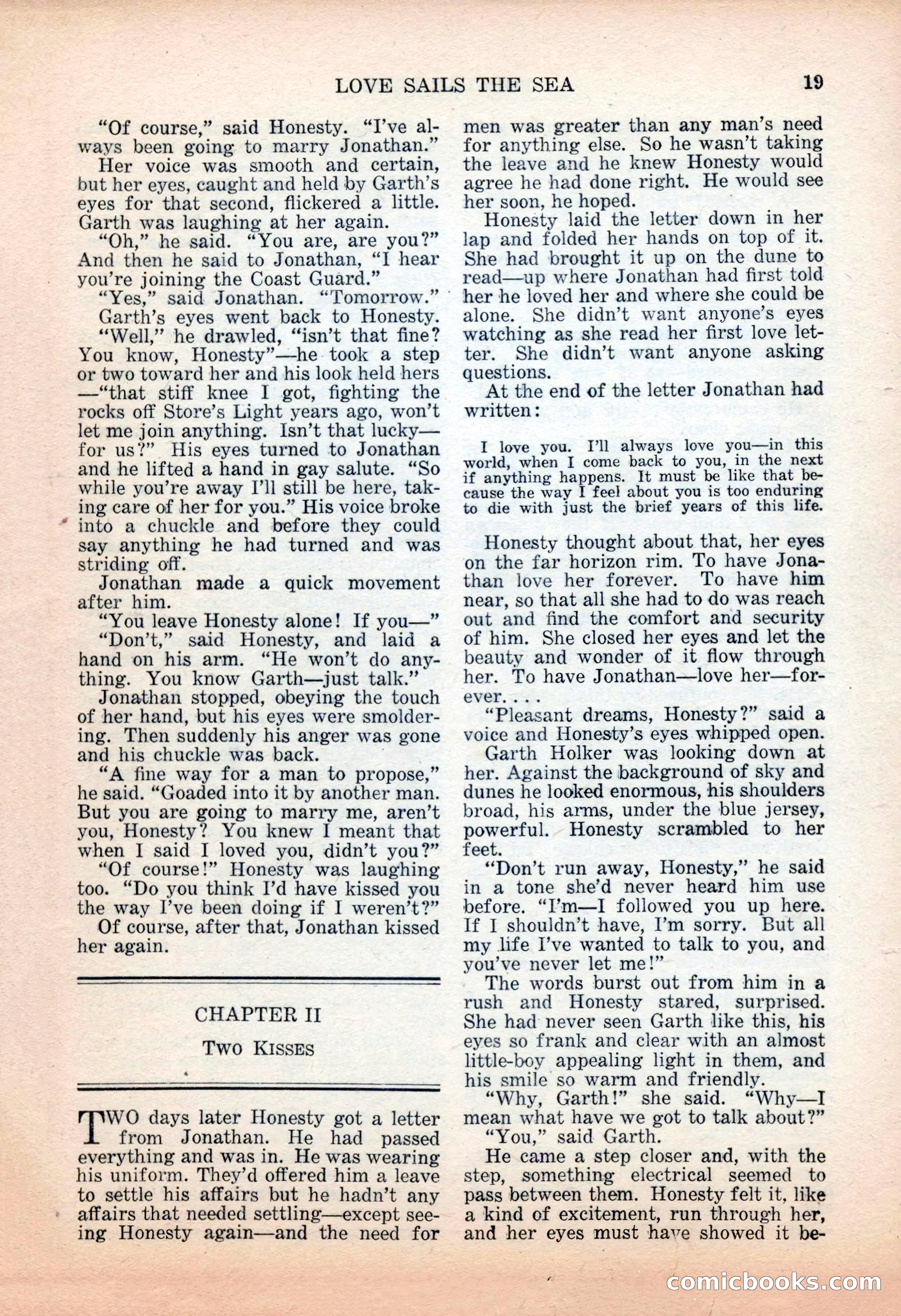 Popular Love, November 1943 — page 19 of 100
