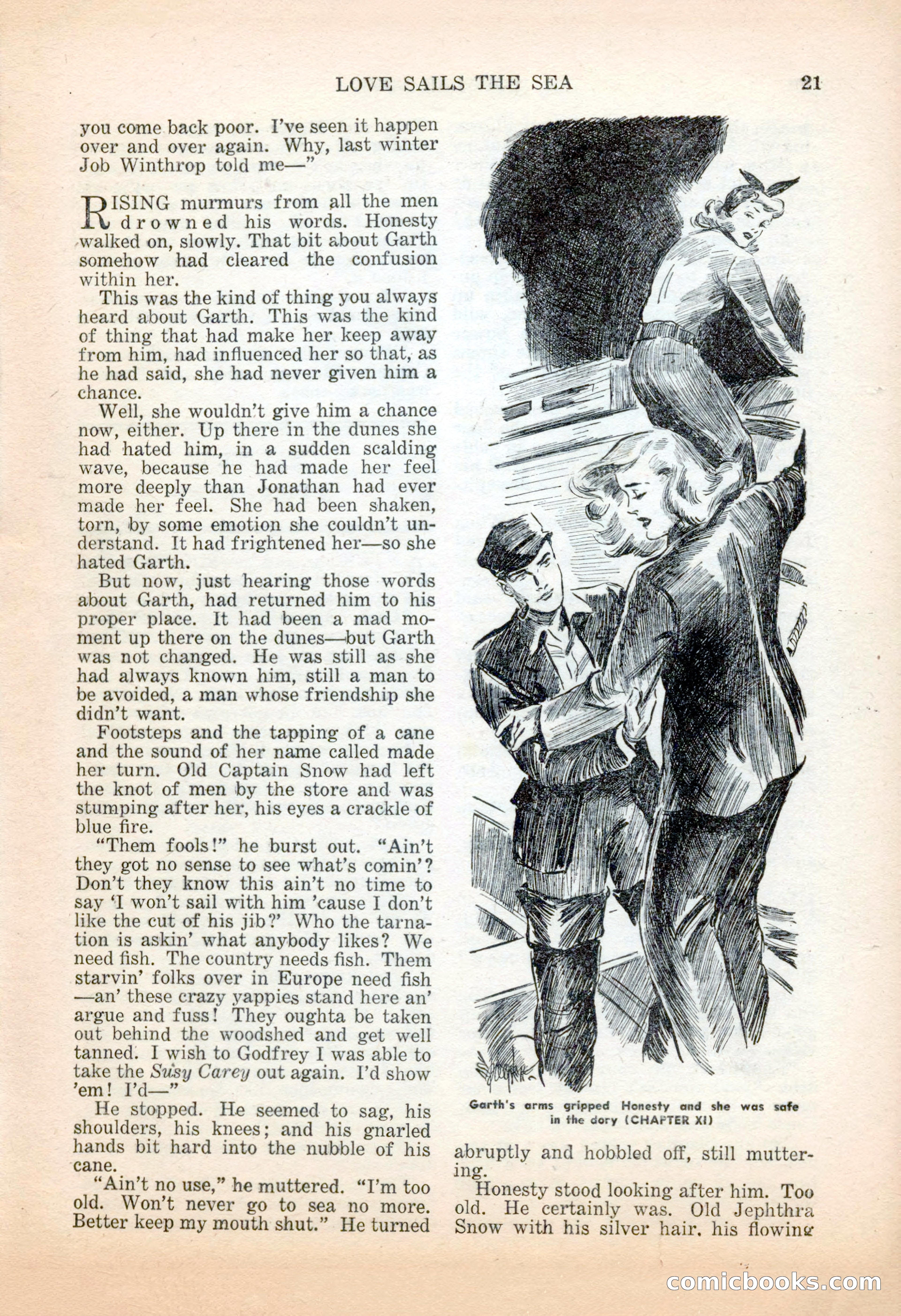 Popular Love, November 1943 — page 21 of 100