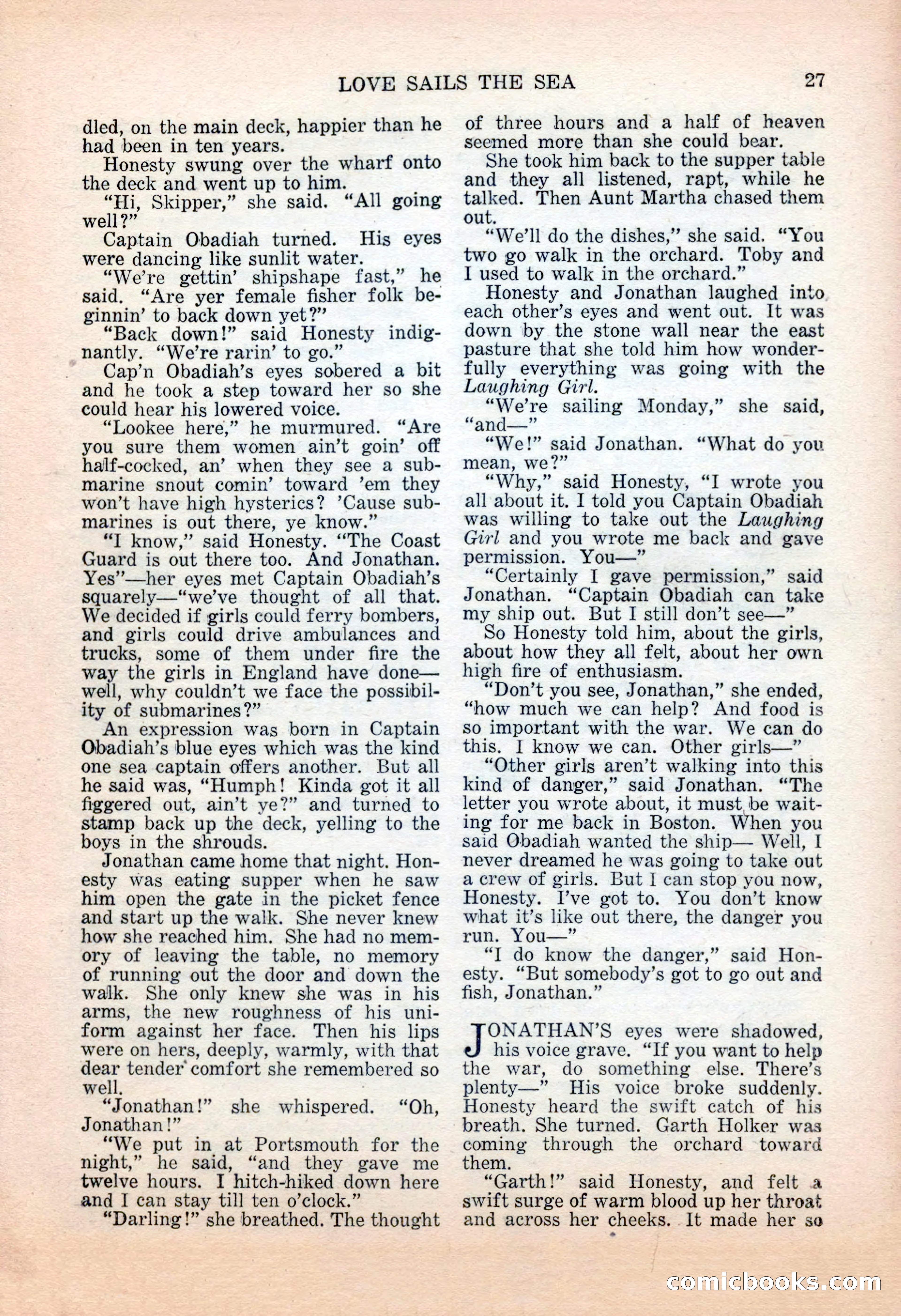 Popular Love, November 1943 — page 27 of 100