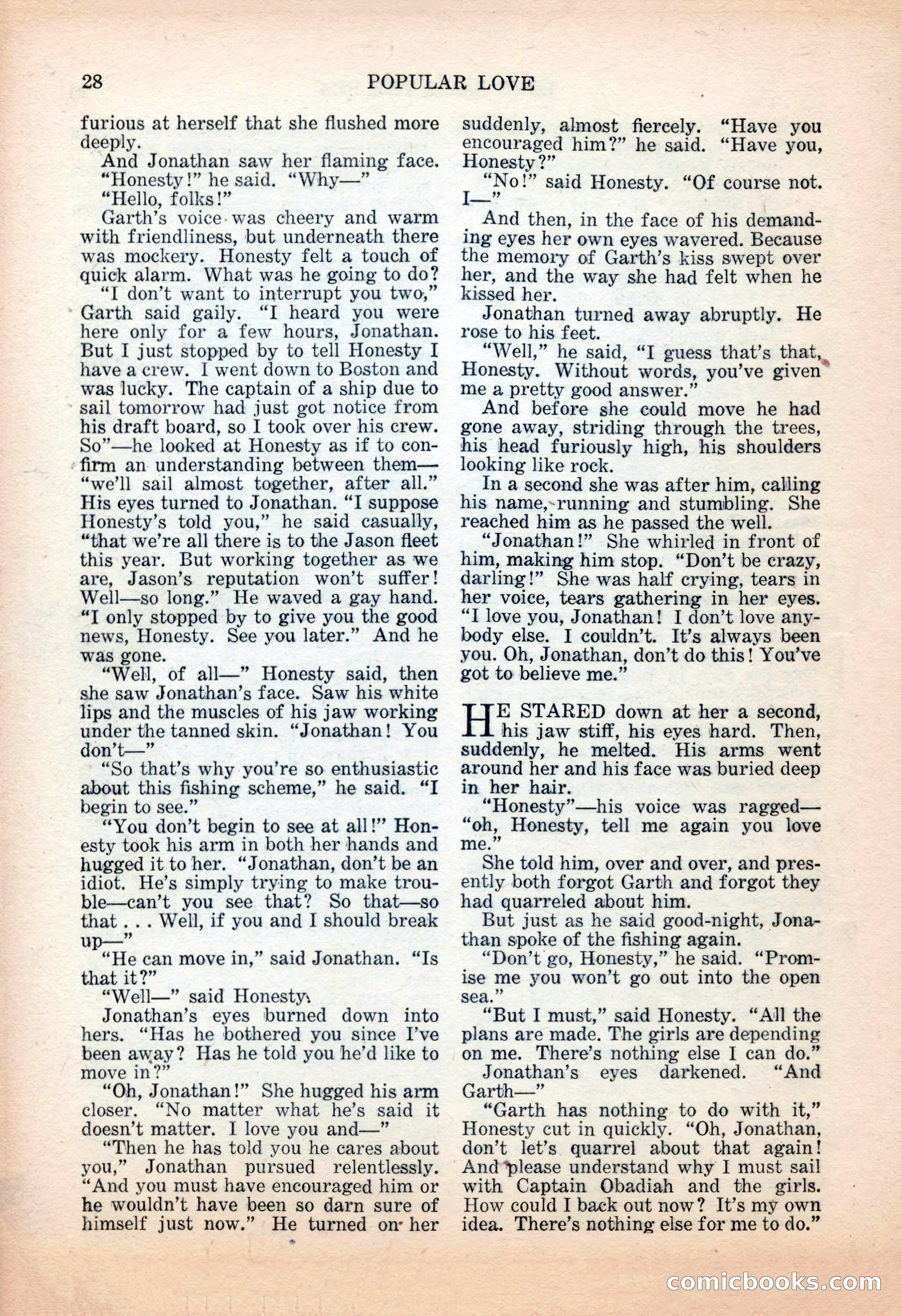 Popular Love, November 1943 — page 28 of 100