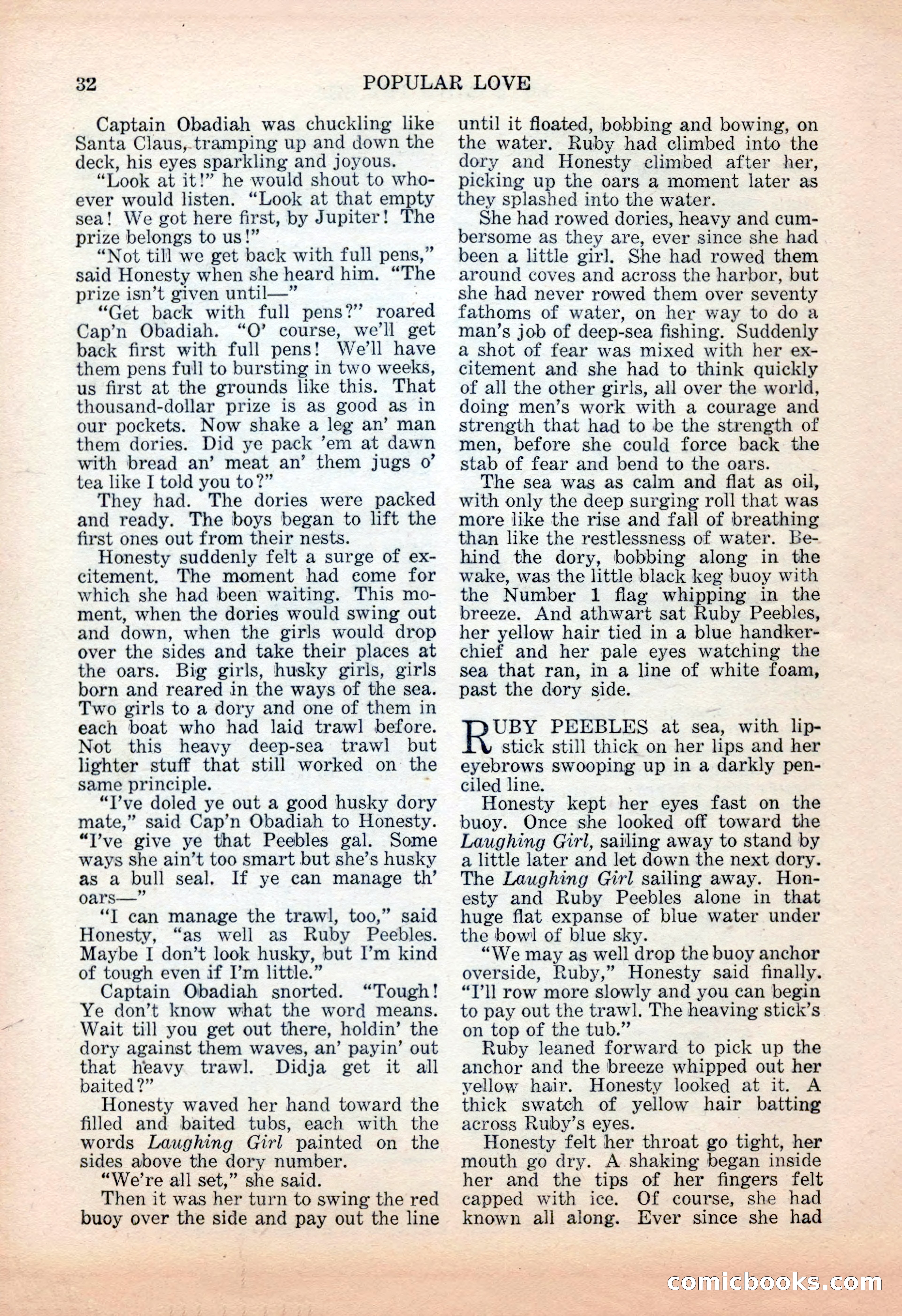 Popular Love, November 1943 — page 32 of 100
