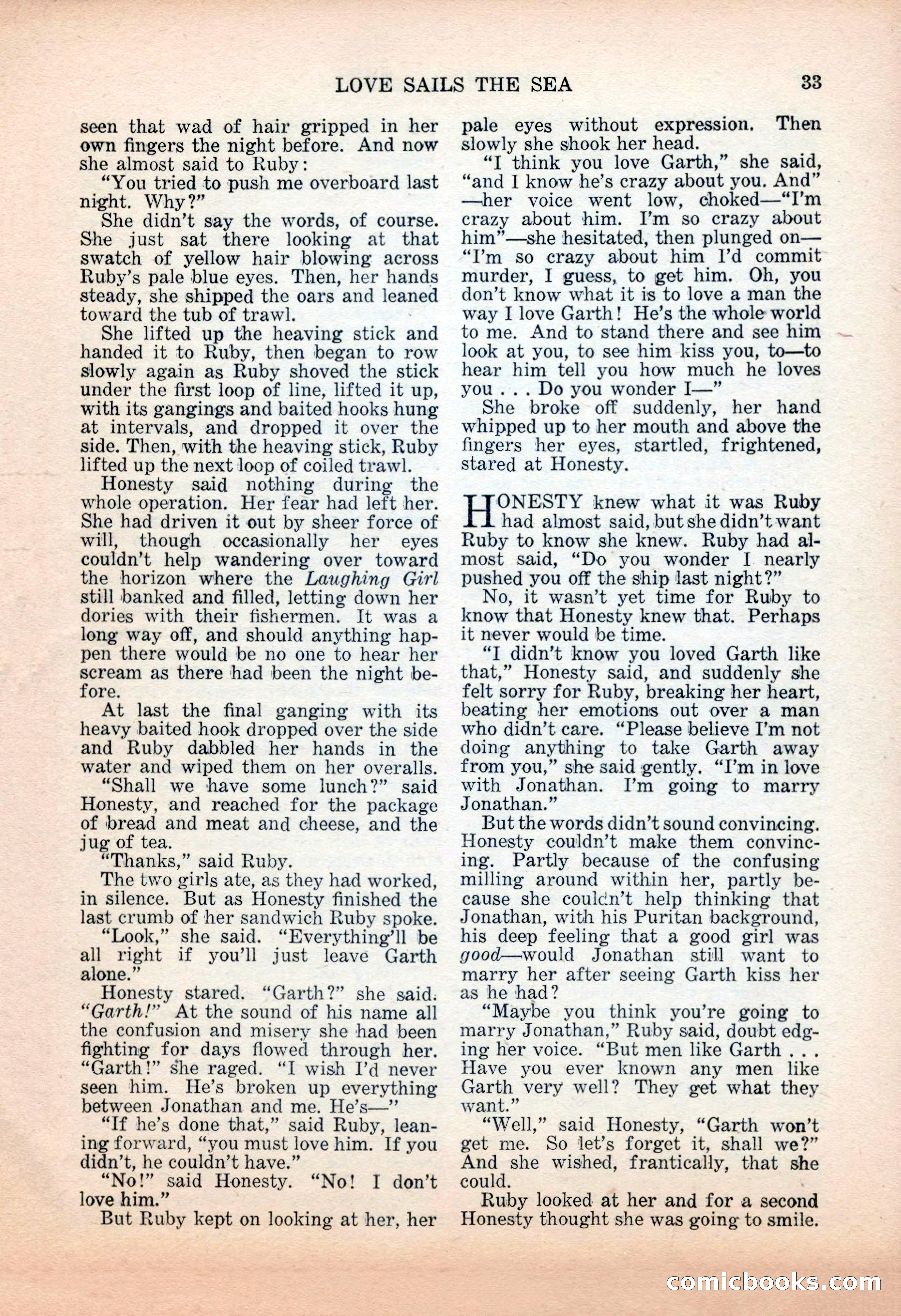Popular Love, November 1943 — page 33 of 100