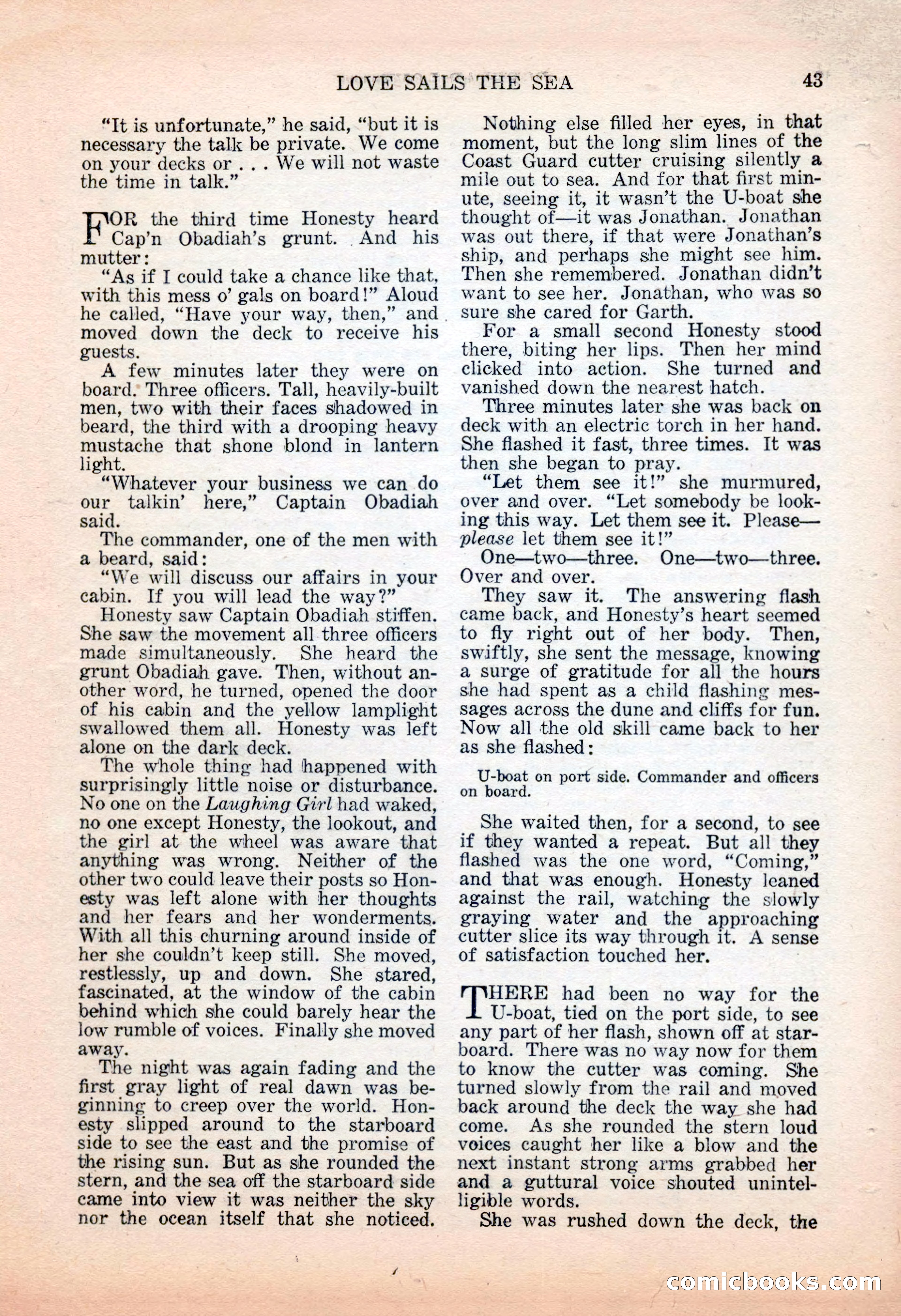Popular Love, November 1943 — page 43 of 100
