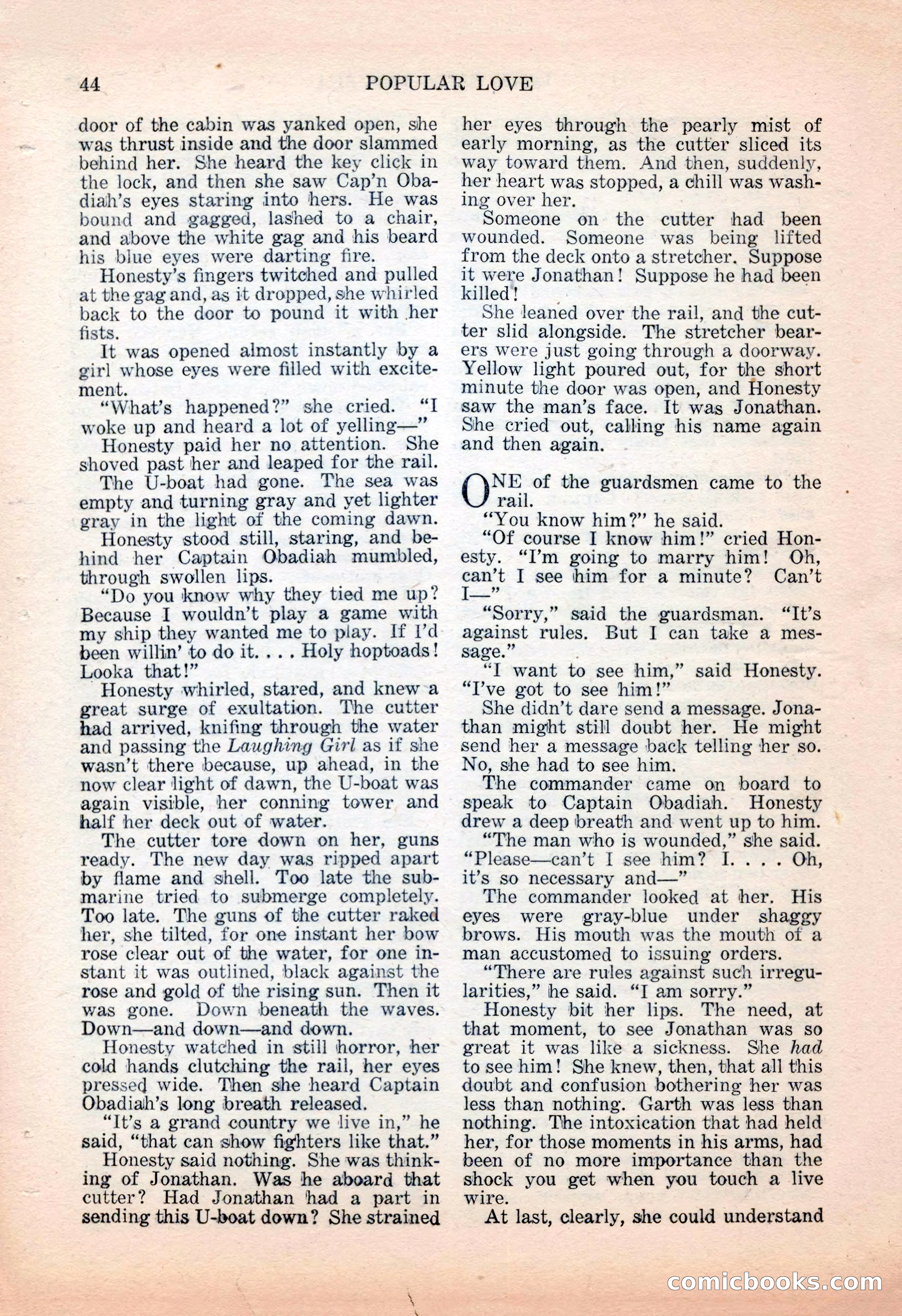 Popular Love, November 1943 — page 44 of 100