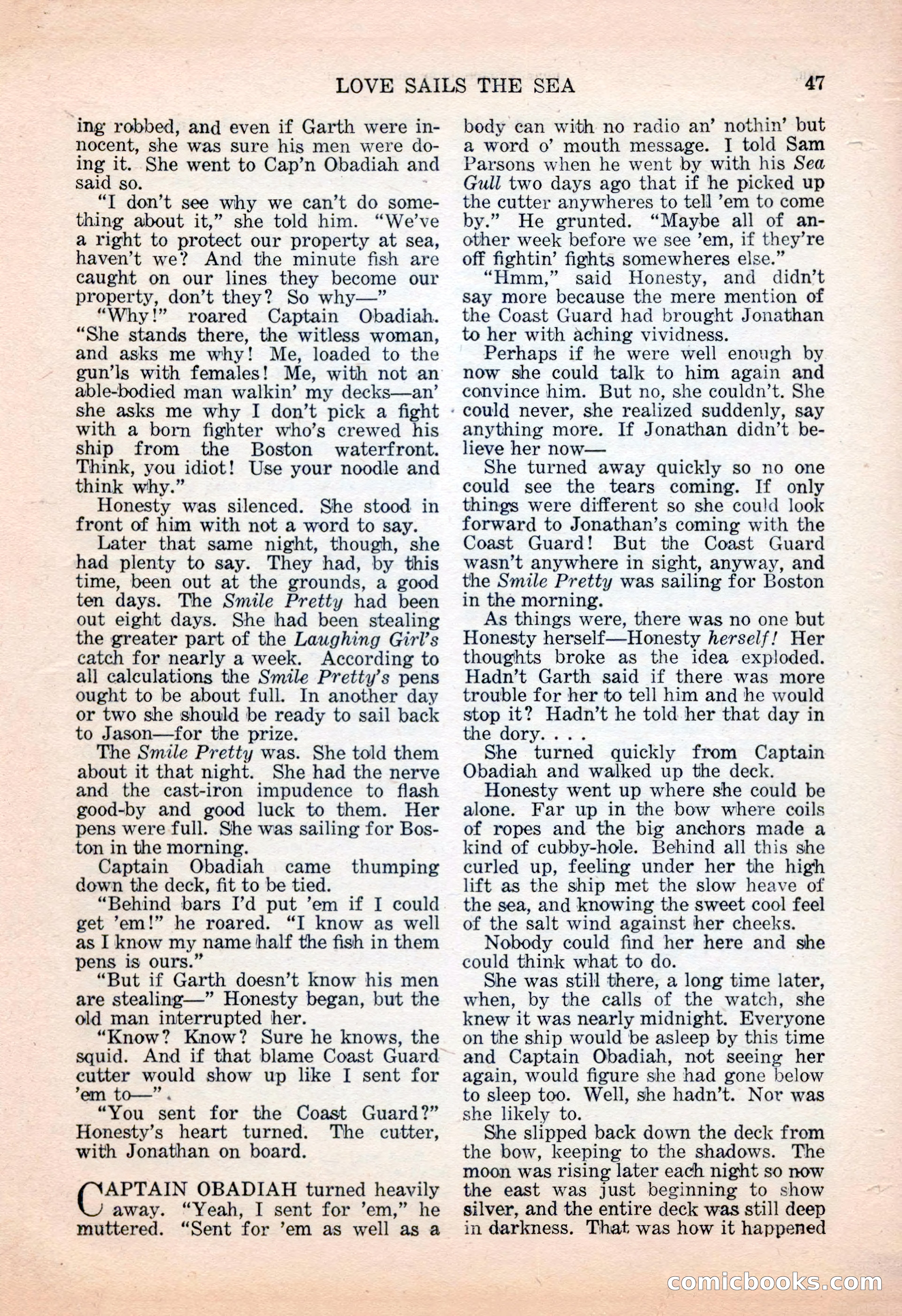 Popular Love, November 1943 — page 47 of 100