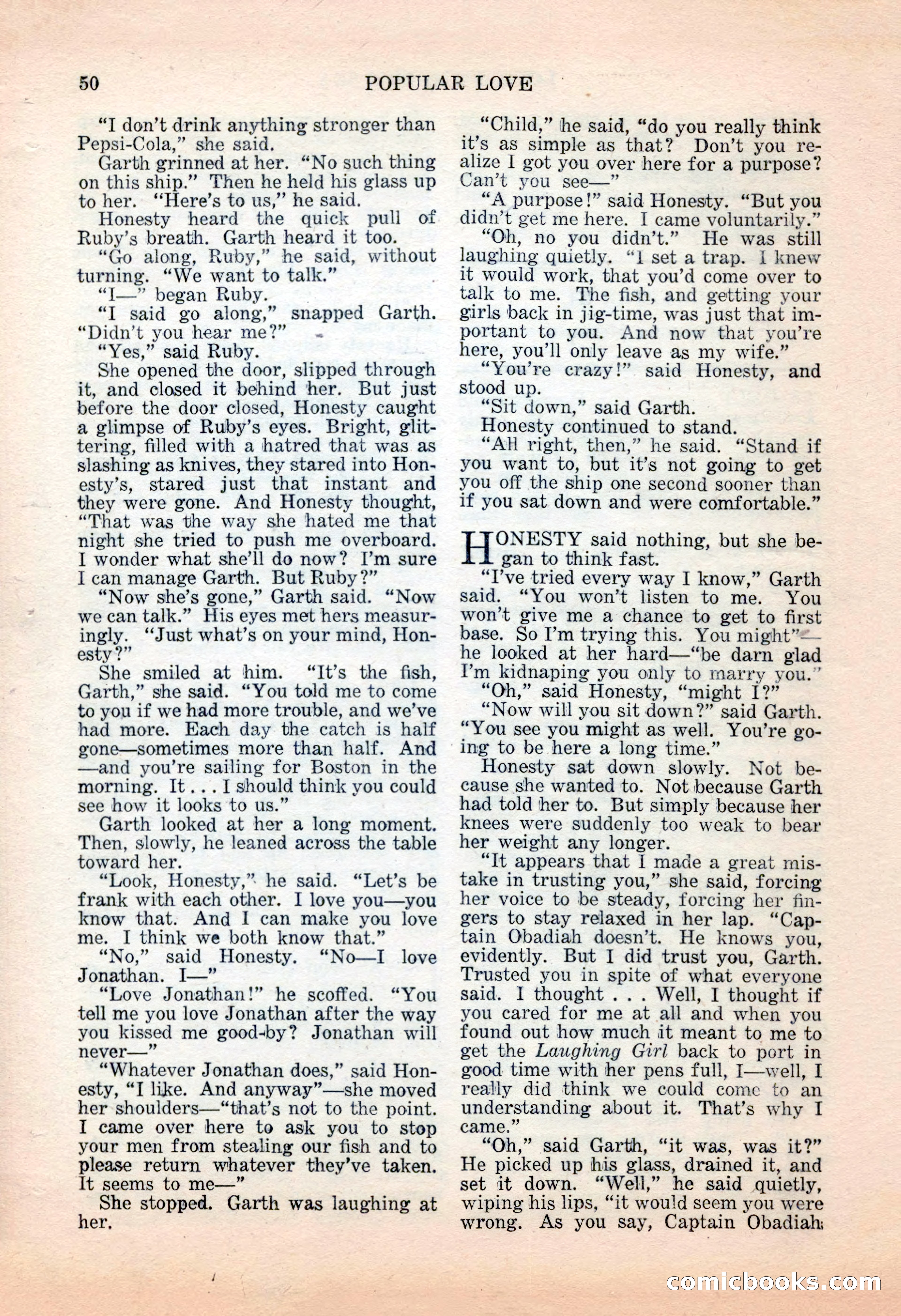Popular Love, November 1943 — page 50 of 100