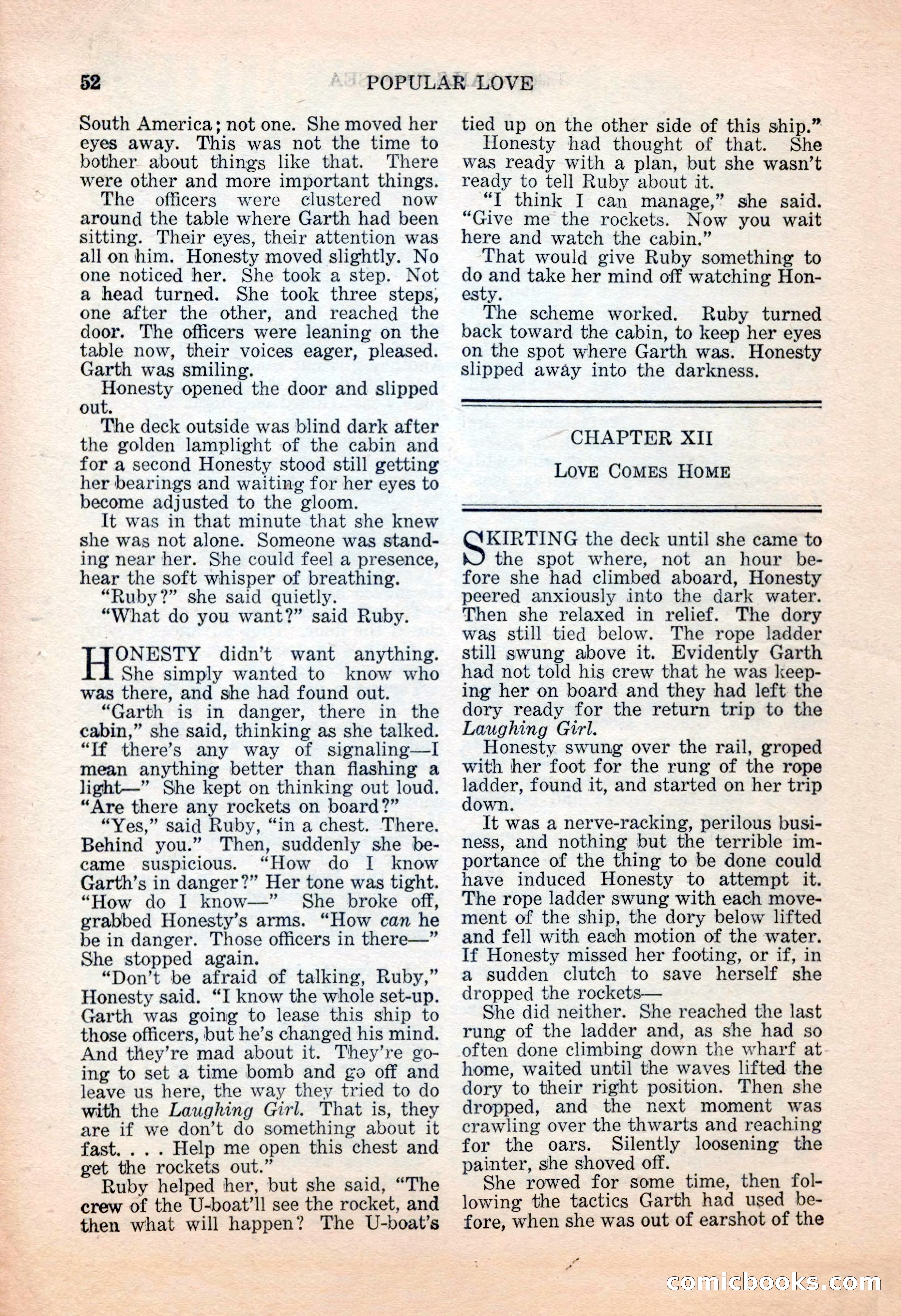 Popular Love, November 1943 — page 52 of 100