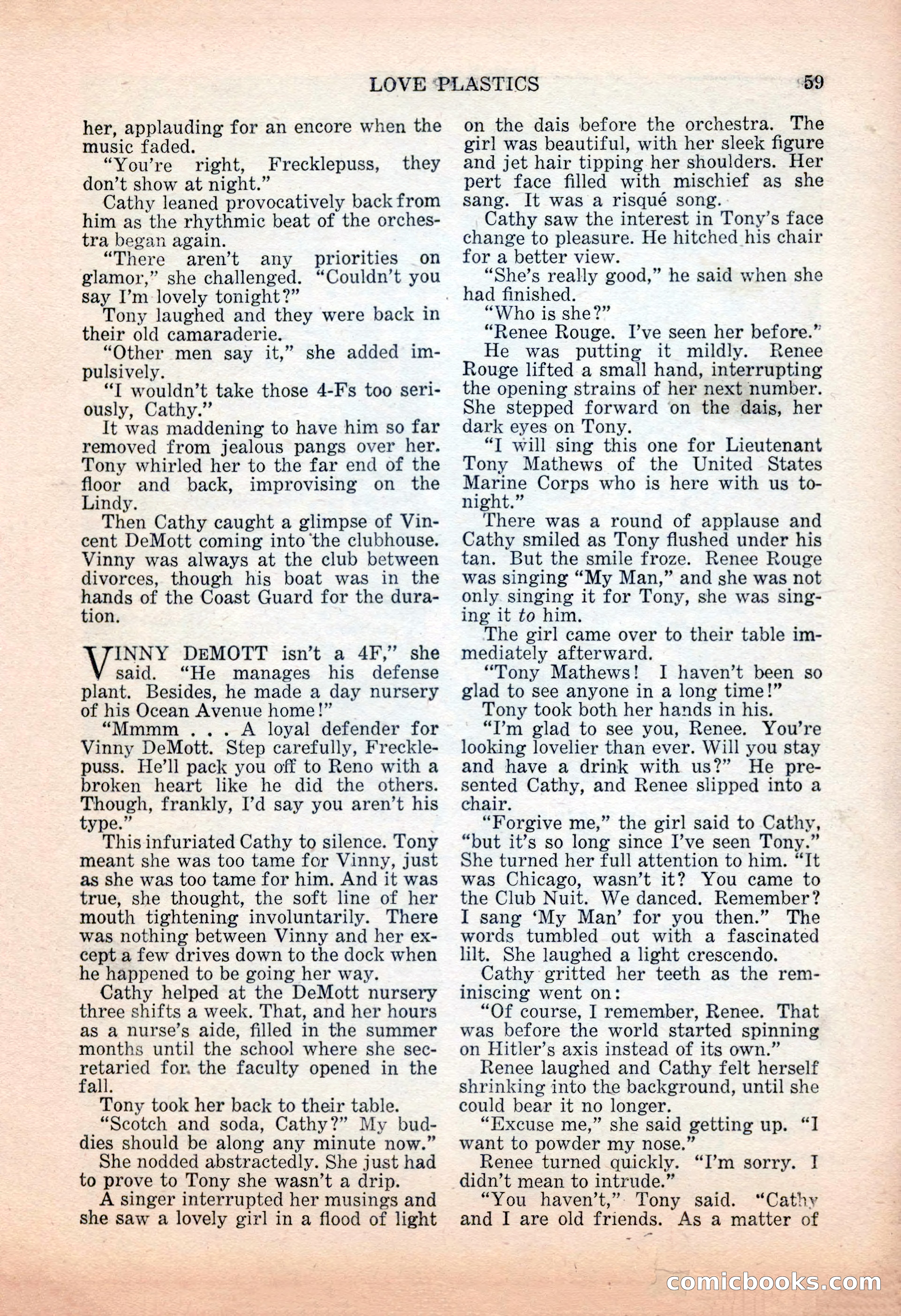 Popular Love, November 1943 — page 59 of 100