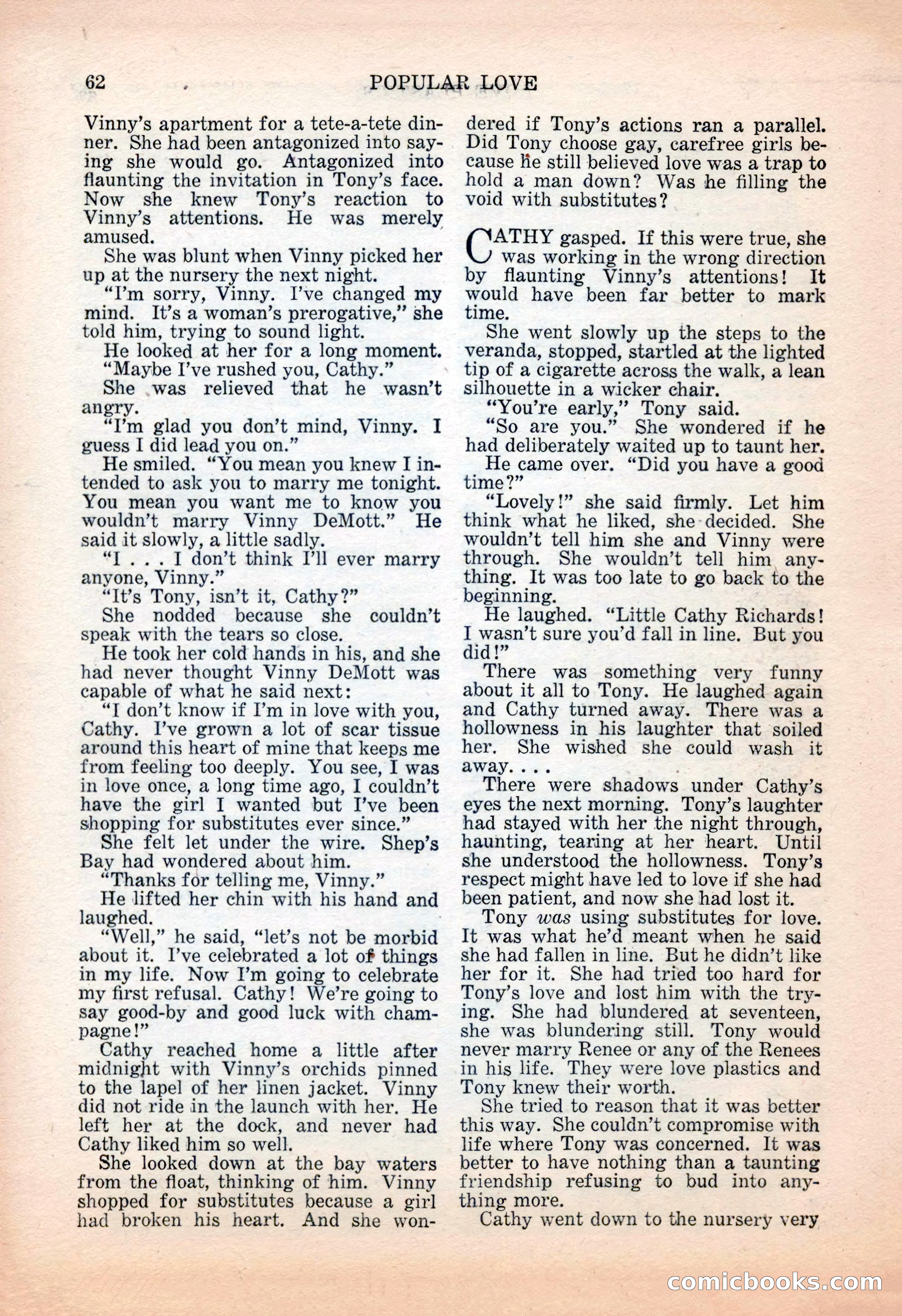 Popular Love, November 1943 — page 62 of 100