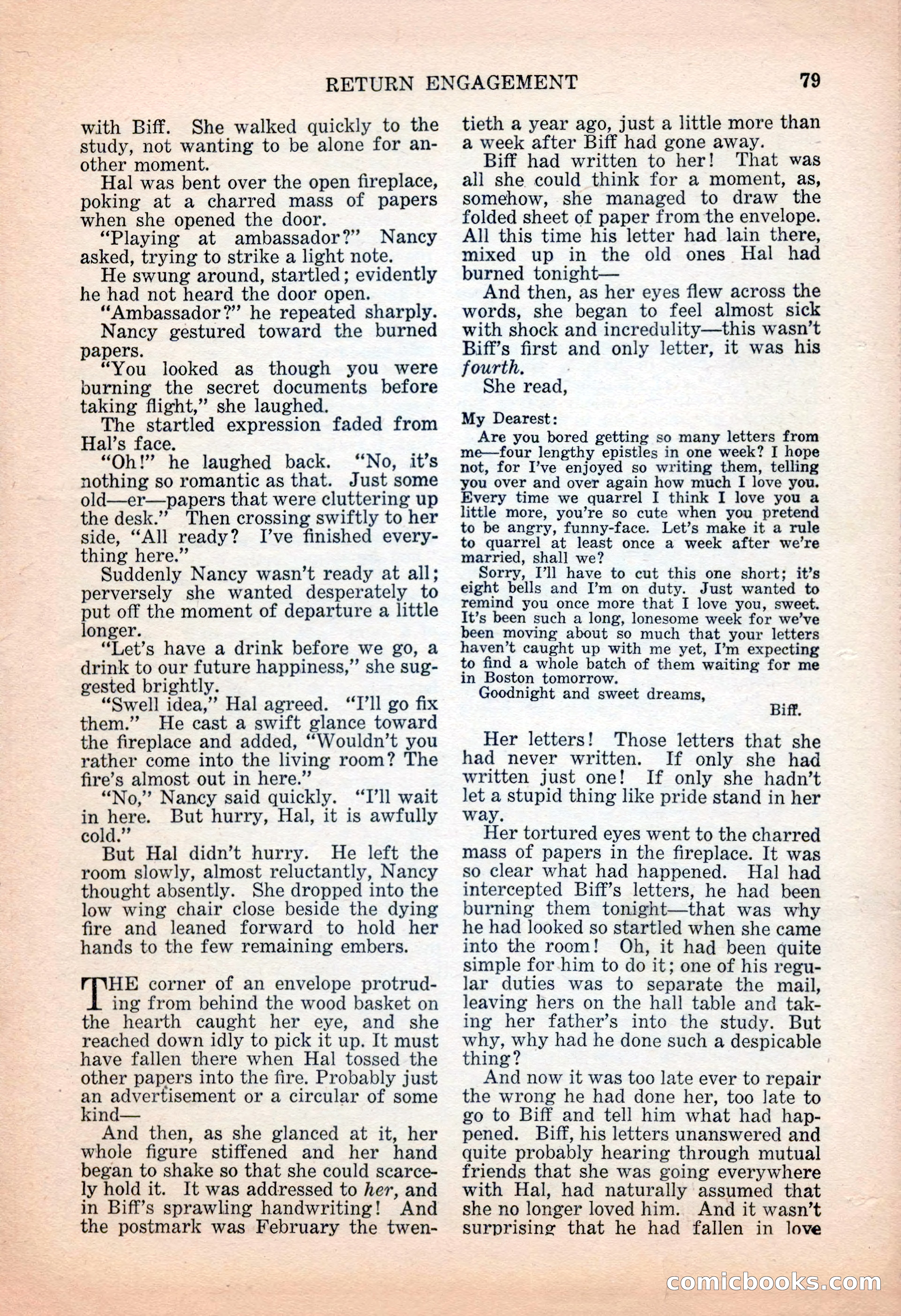 Popular Love, November 1943 — page 79 of 100