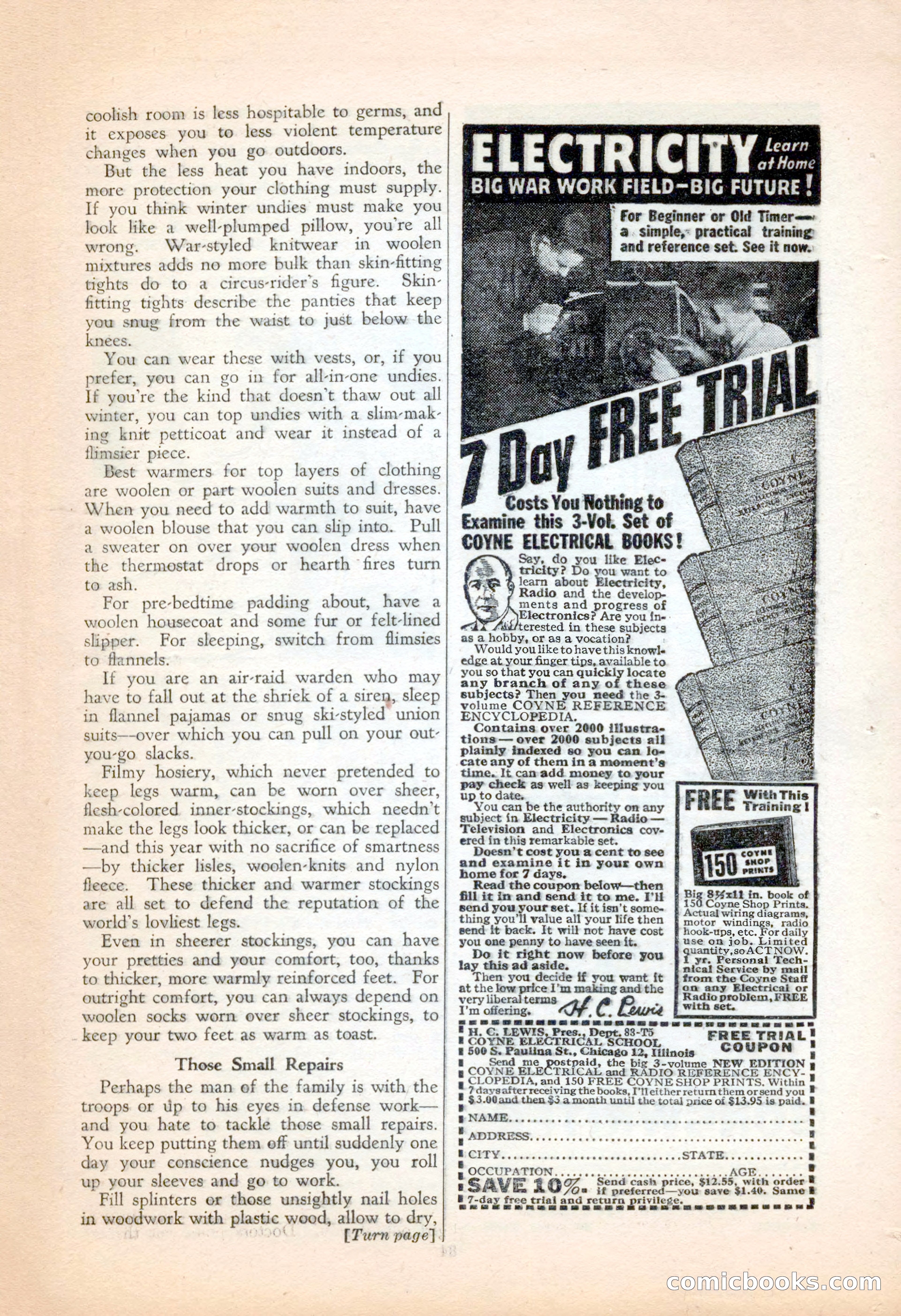 Popular Love, November 1943 — page 85 of 100