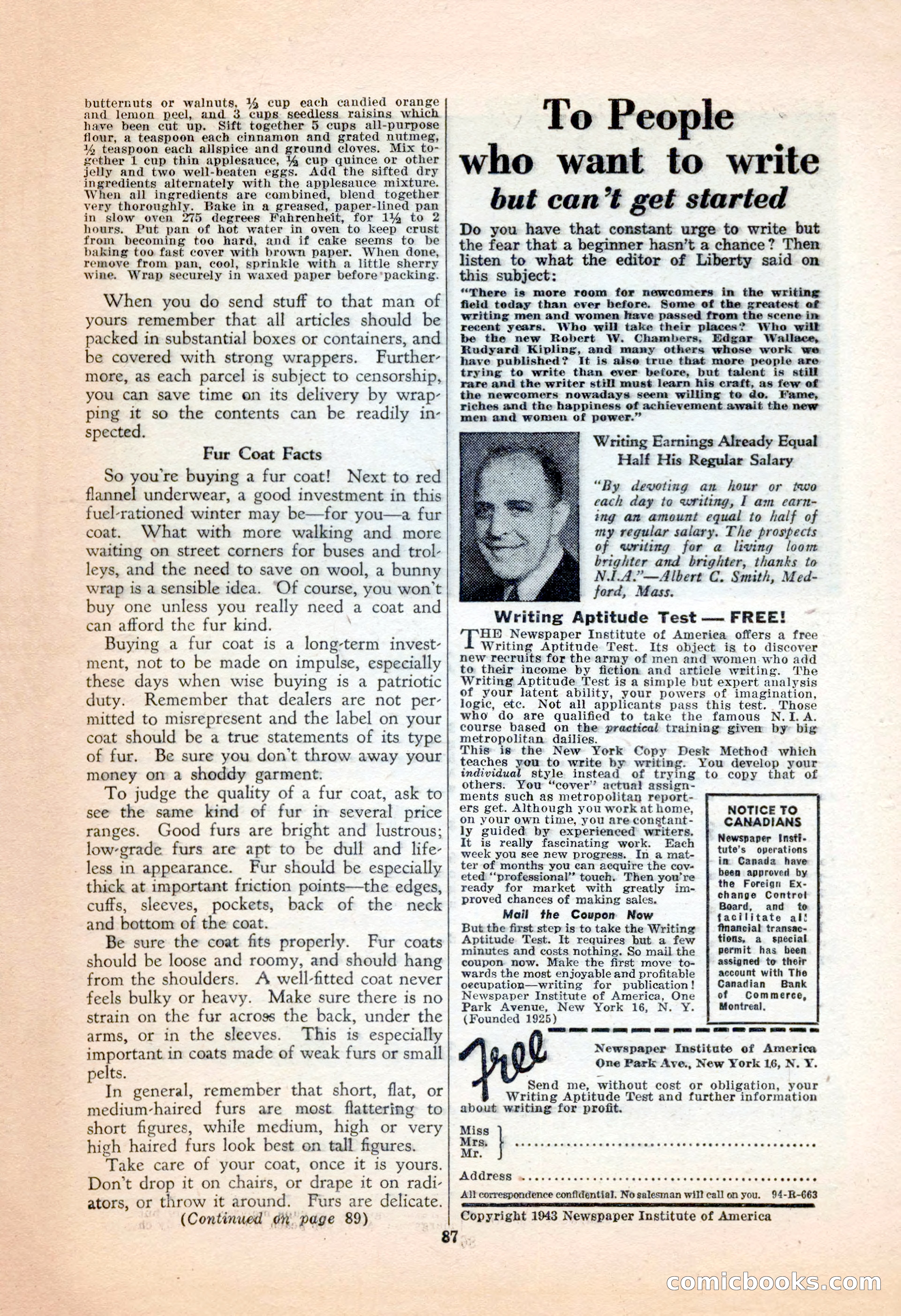 Popular Love, November 1943 — page 87 of 100