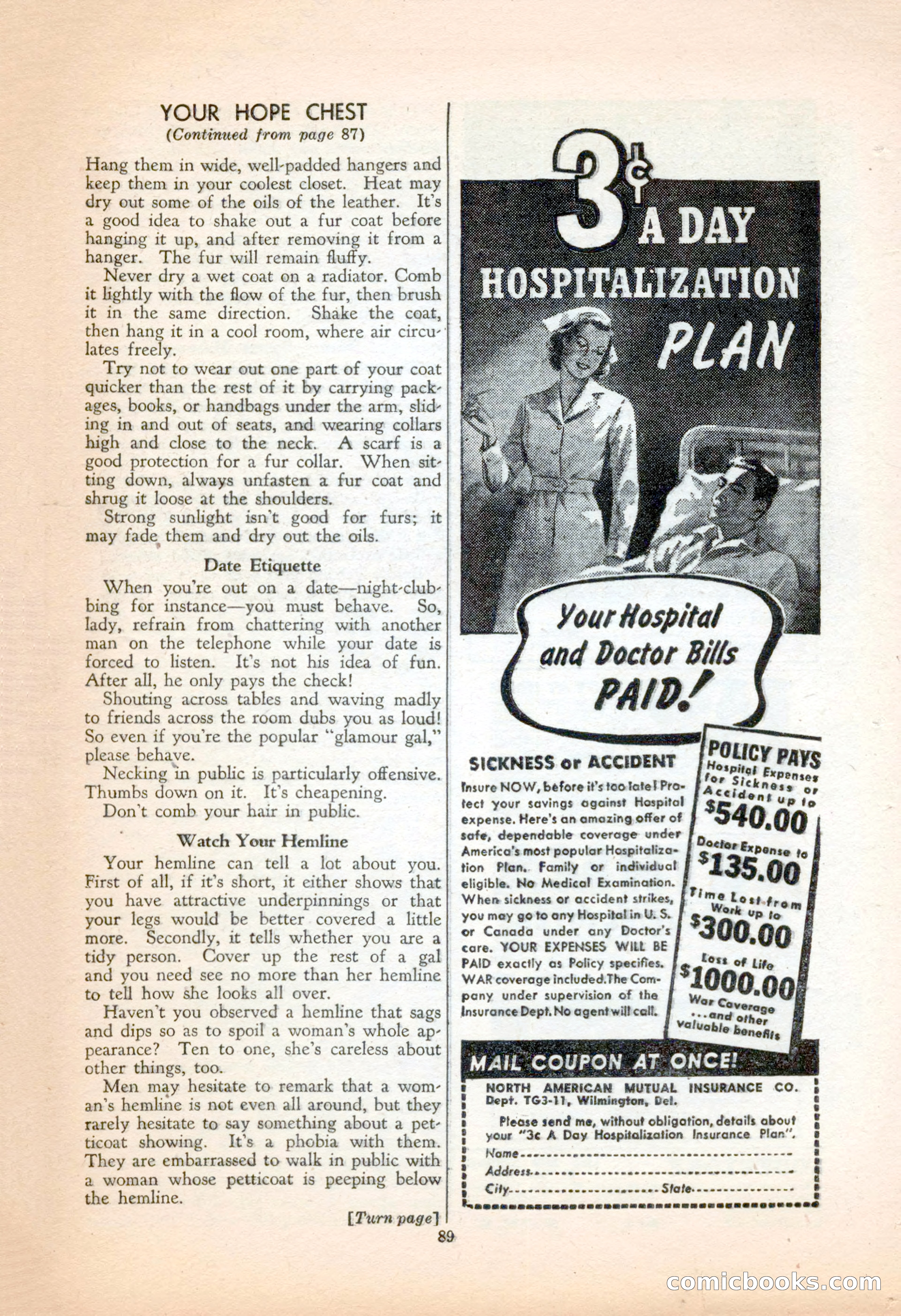 Popular Love, November 1943 — page 89 of 100
