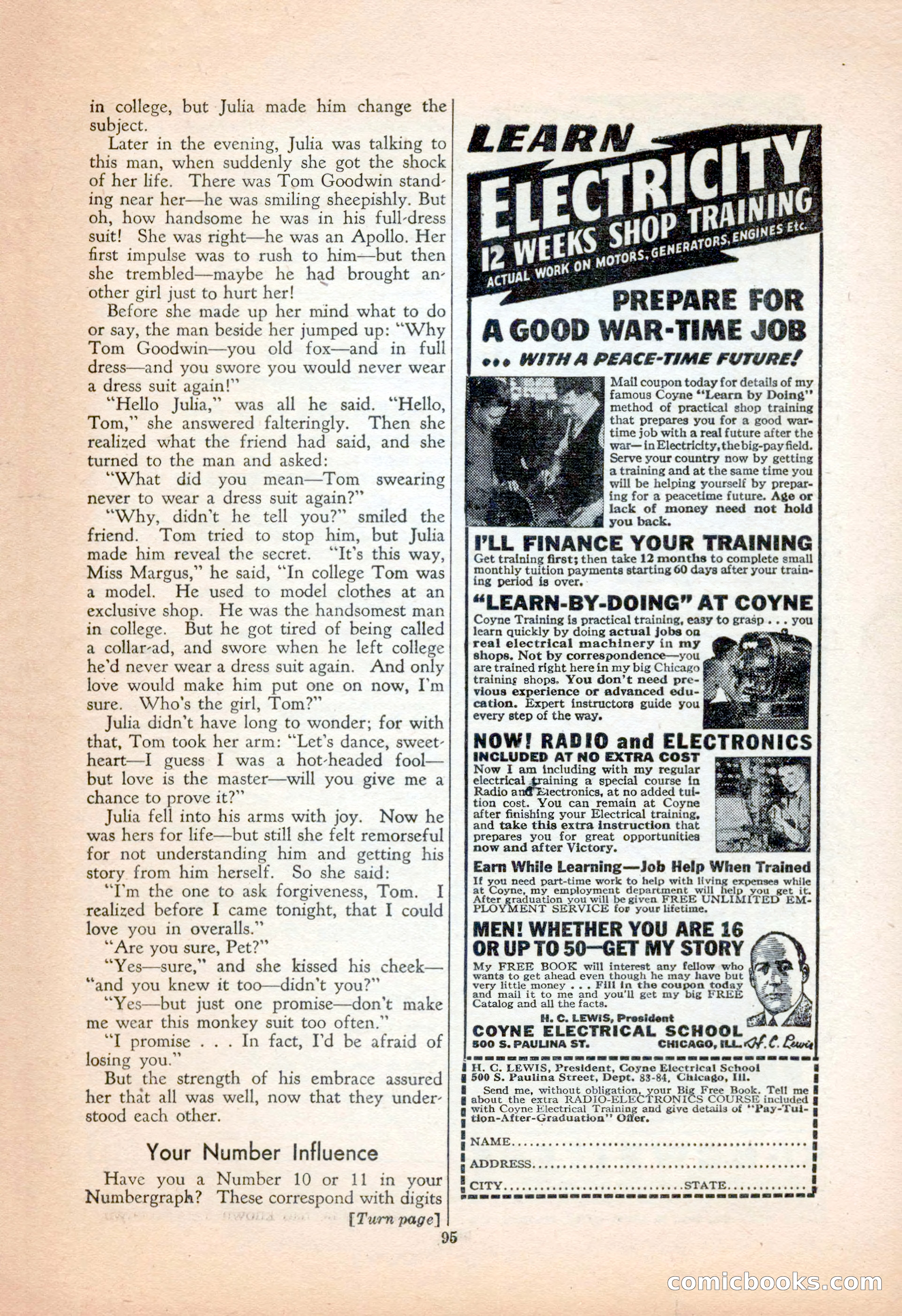 Popular Love, November 1943 — page 95 of 100