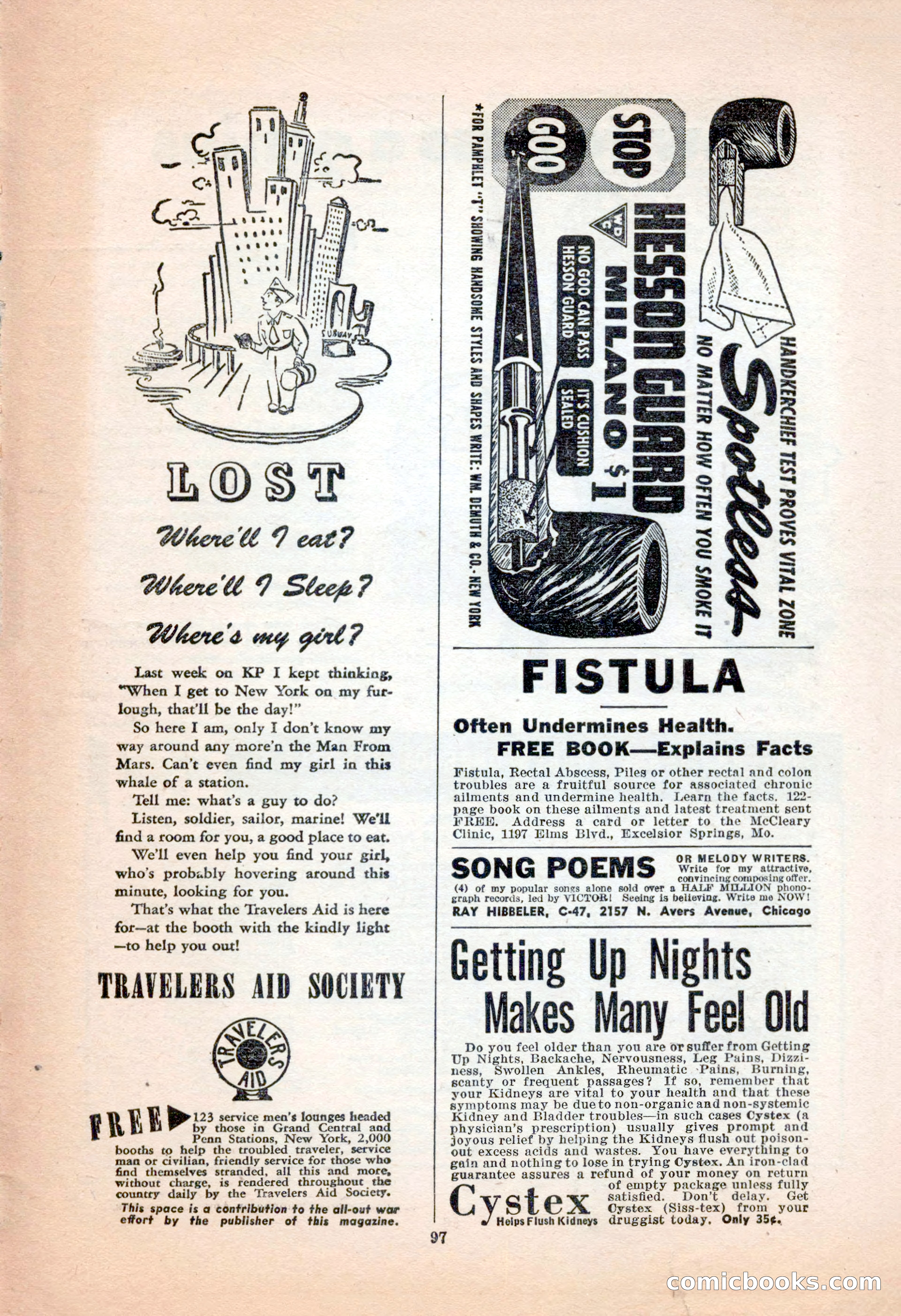 Popular Love, November 1943 — page 97 of 100