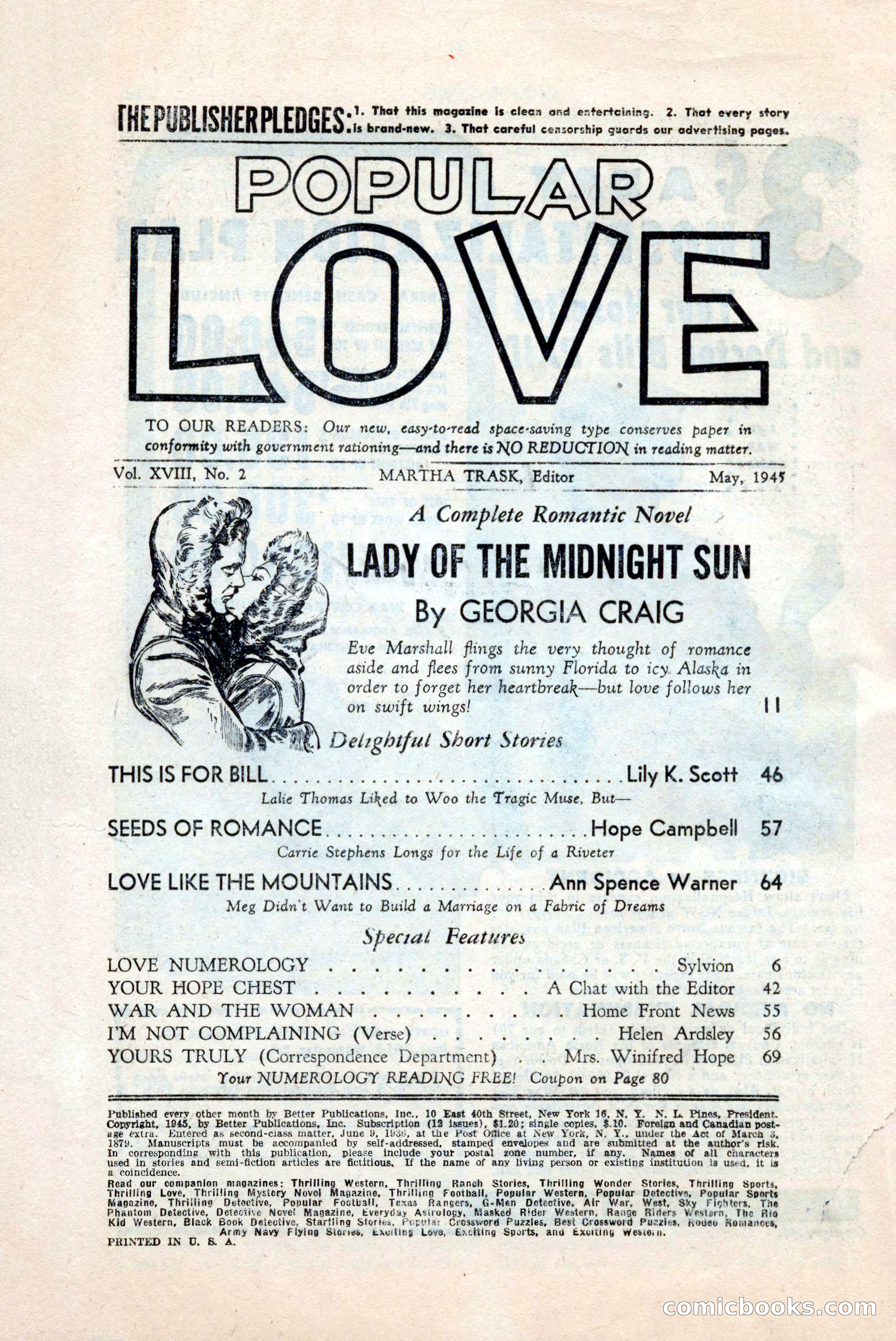 Popular Love, May 1945 — page 4 of 84