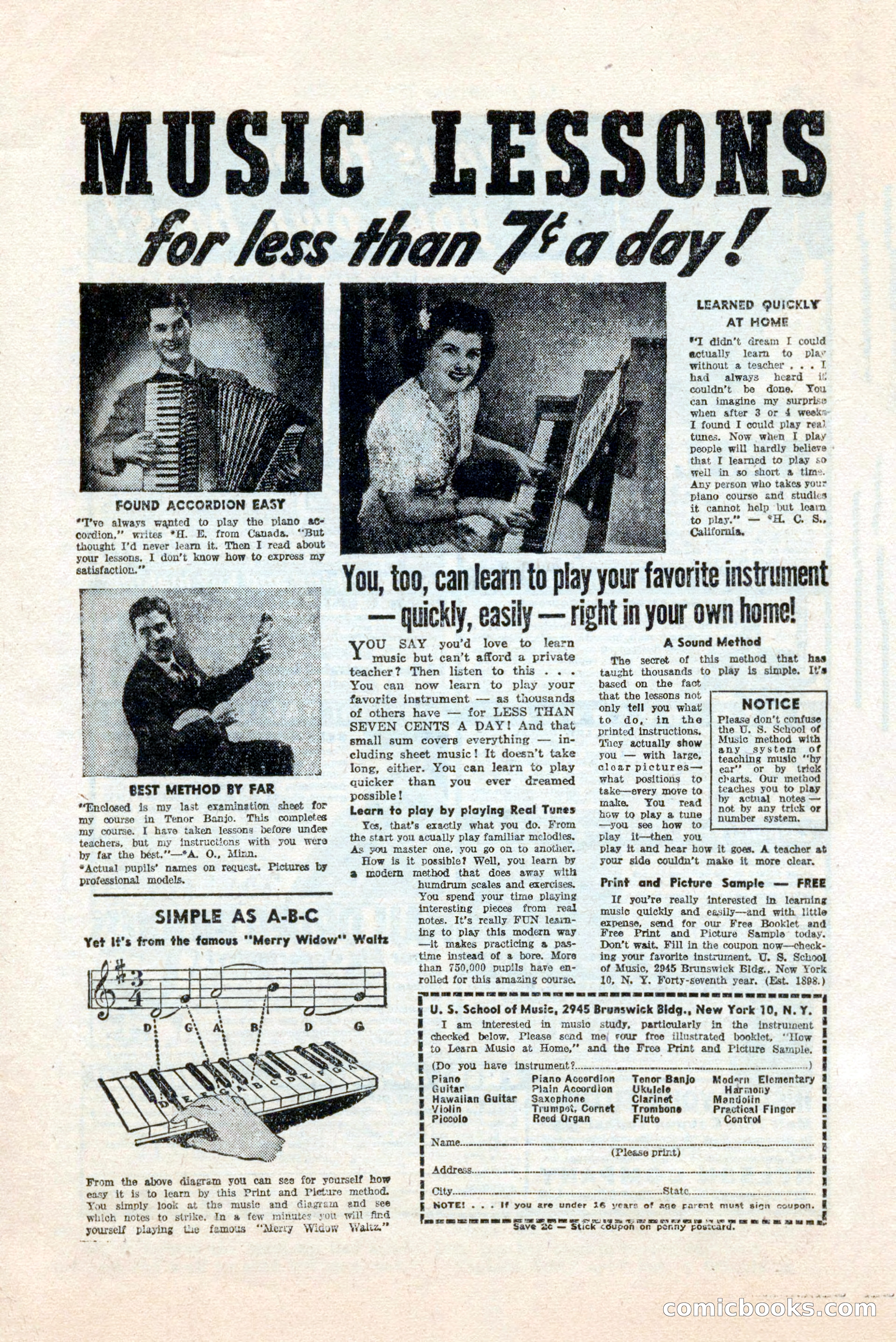 Popular Love, May 1945 — page 7 of 84
