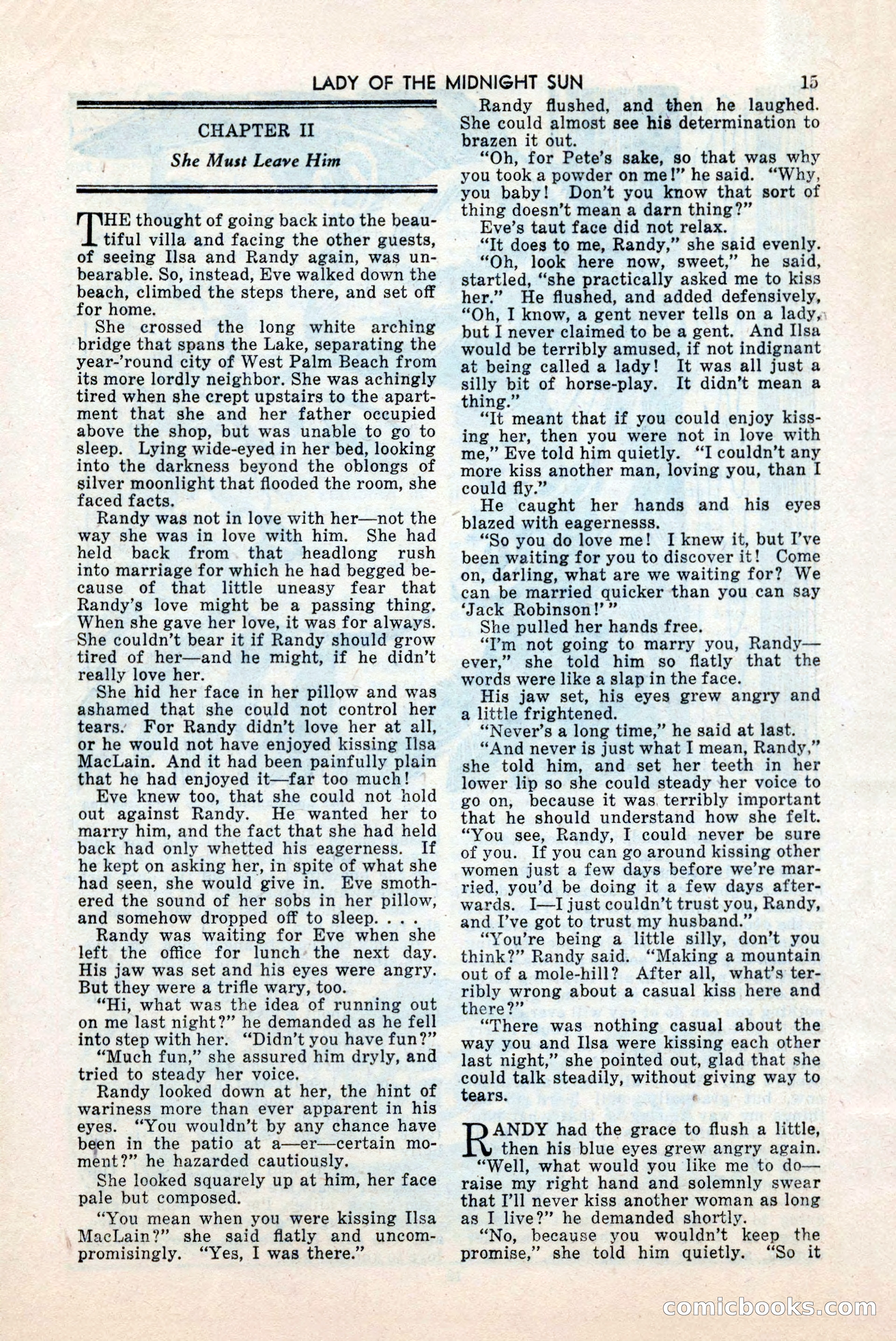 Popular Love, May 1945 — page 15 of 84