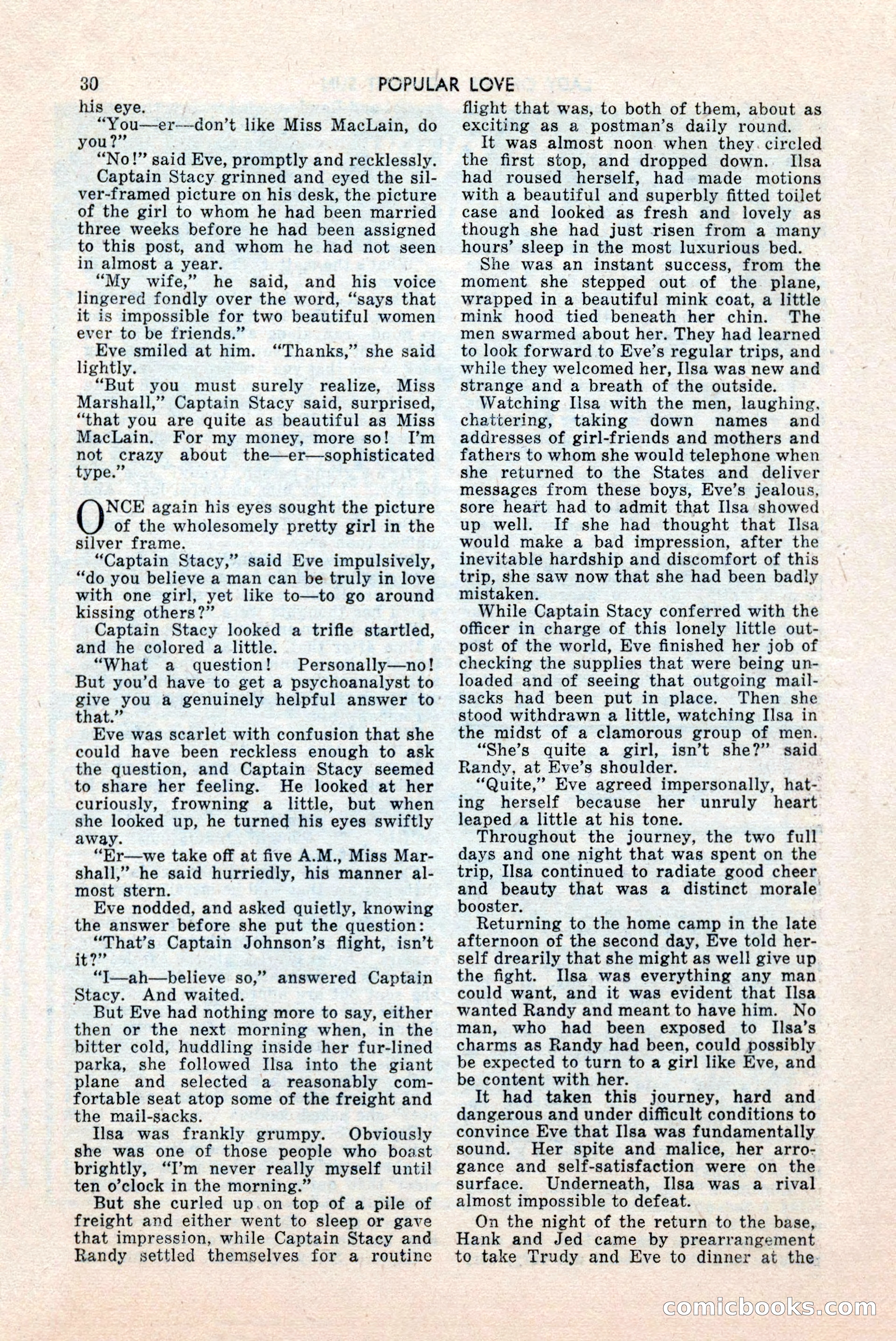 Popular Love, May 1945 — page 30 of 84