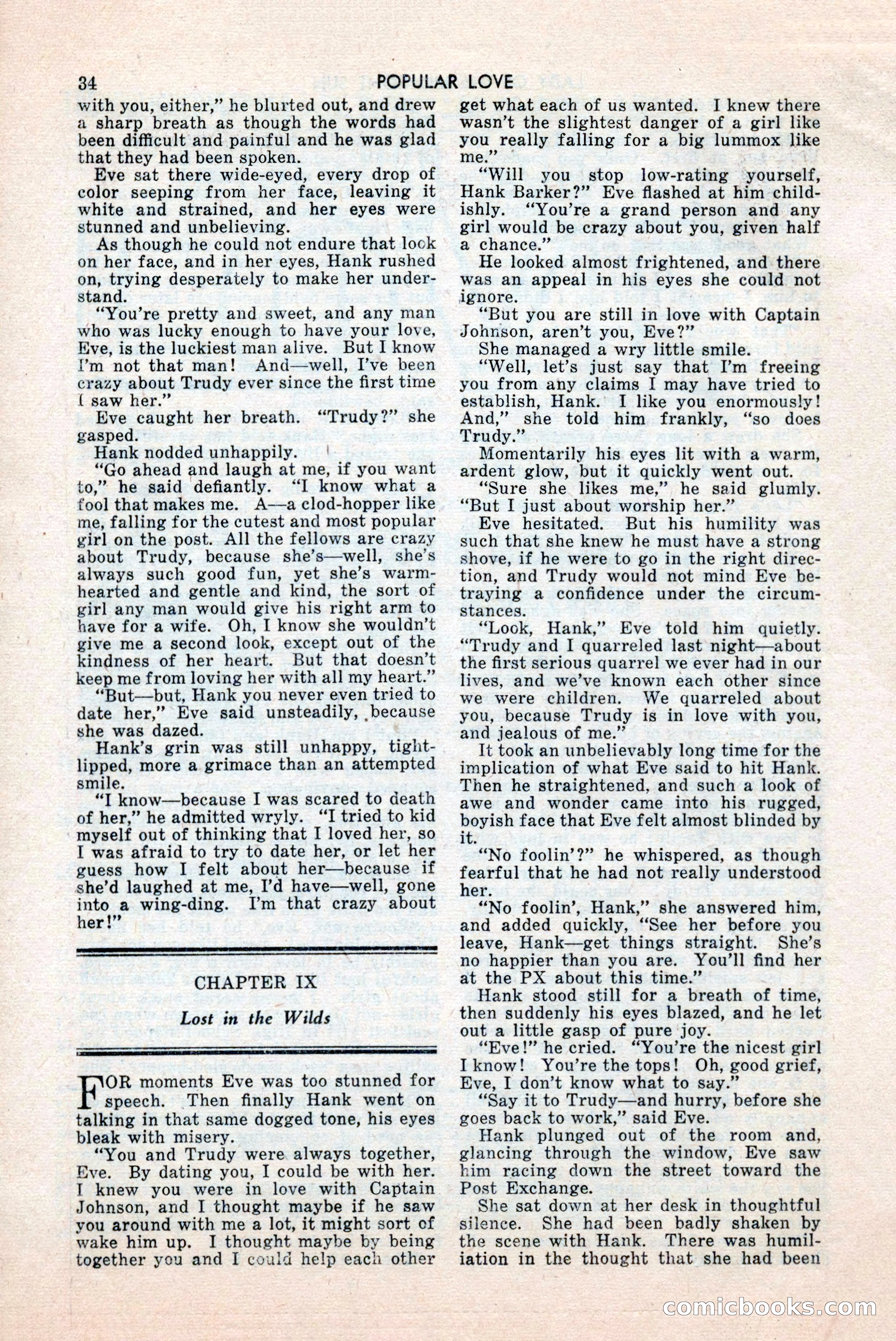 Popular Love, May 1945 — page 34 of 84