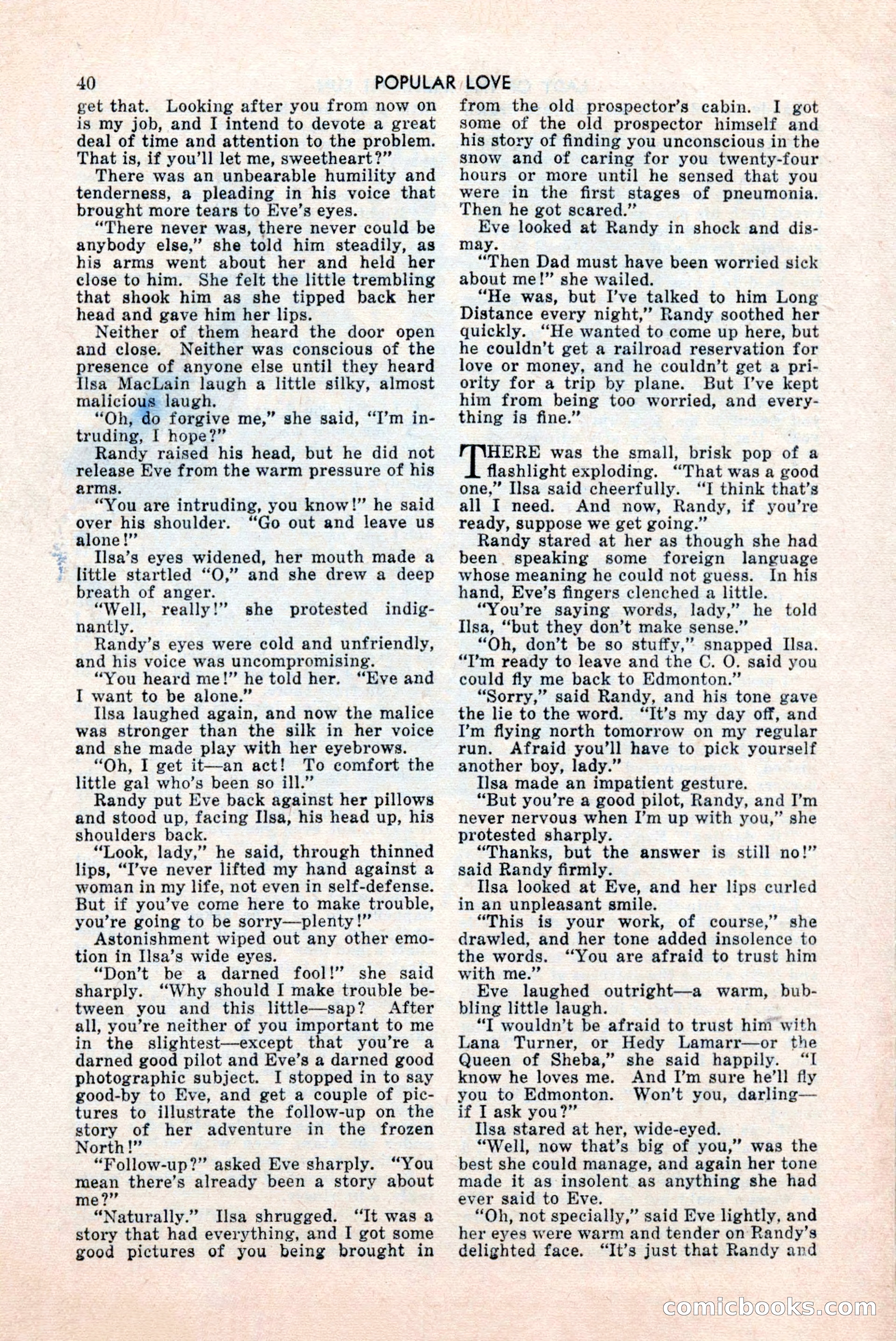 Popular Love, May 1945 — page 40 of 84