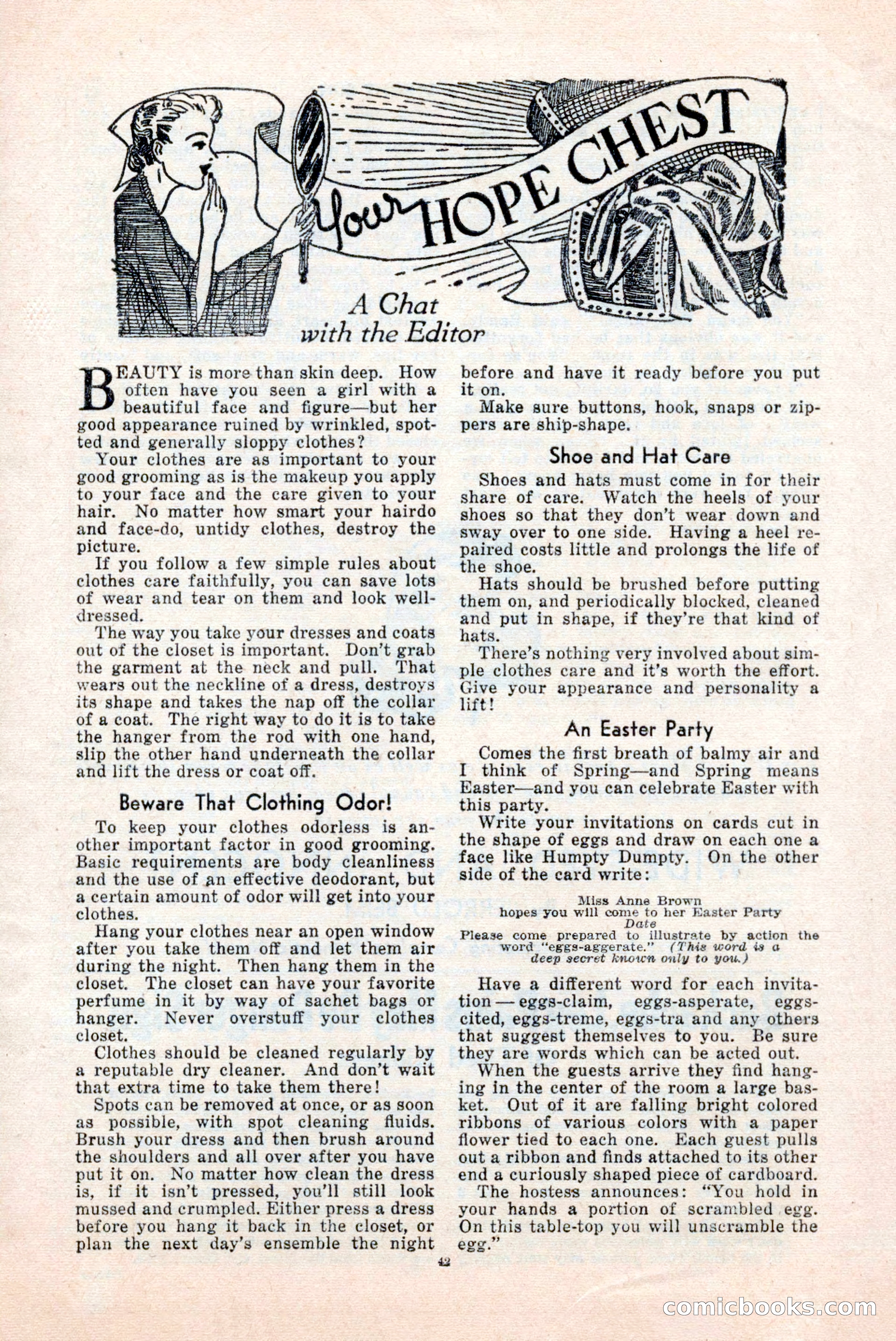 Popular Love, May 1945 — page 42 of 84