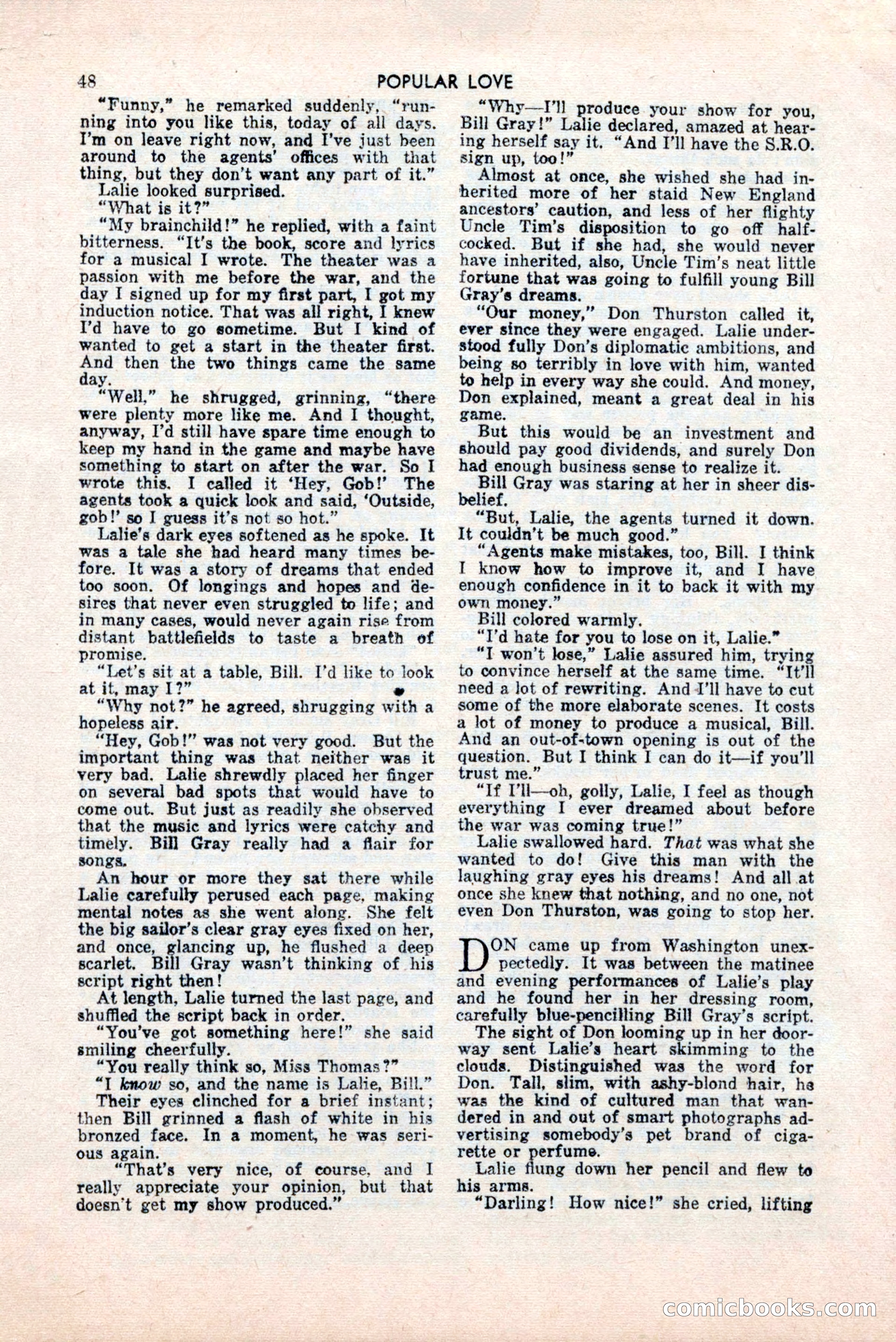 Popular Love, May 1945 — page 48 of 84