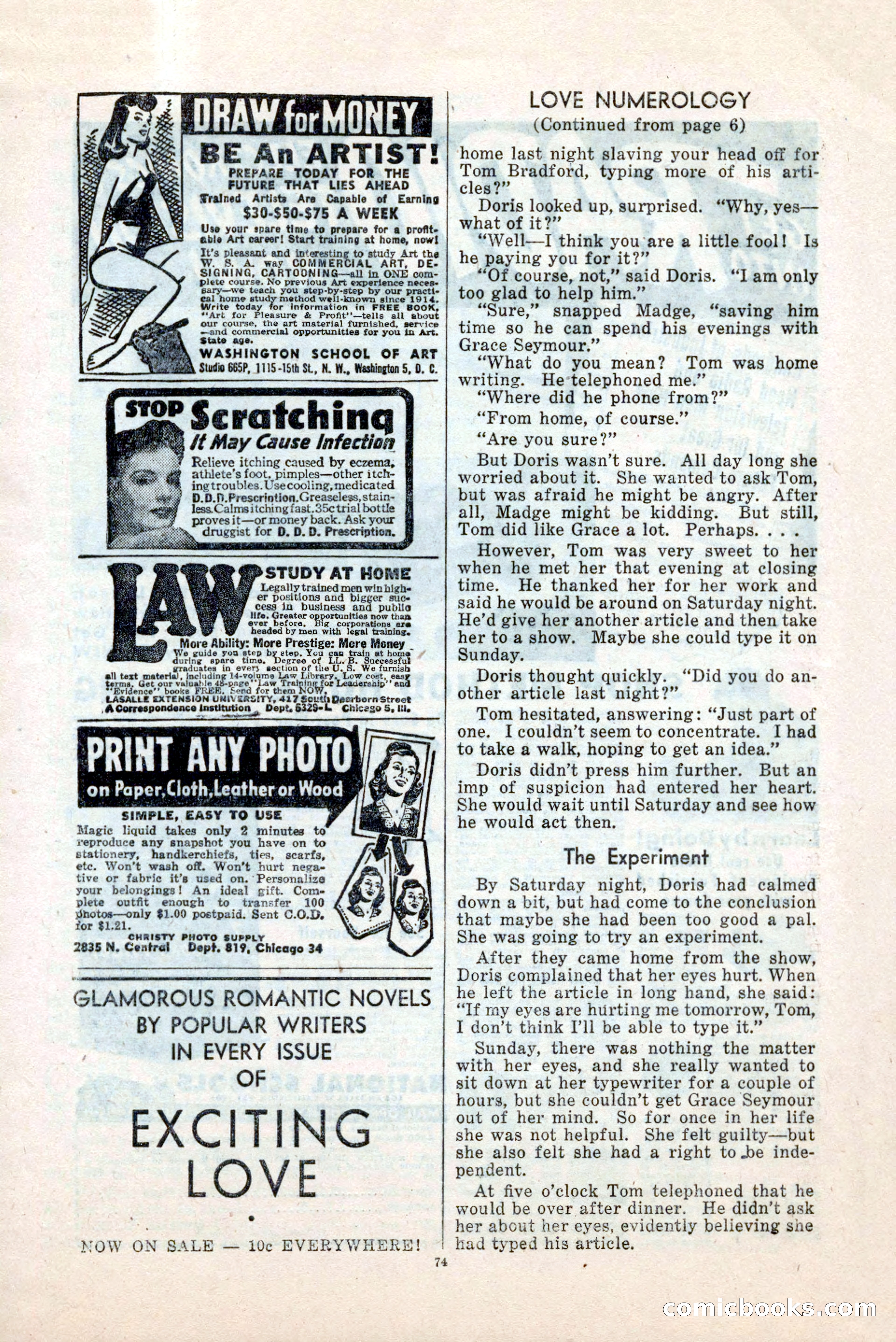 Popular Love, May 1945 — page 74 of 84