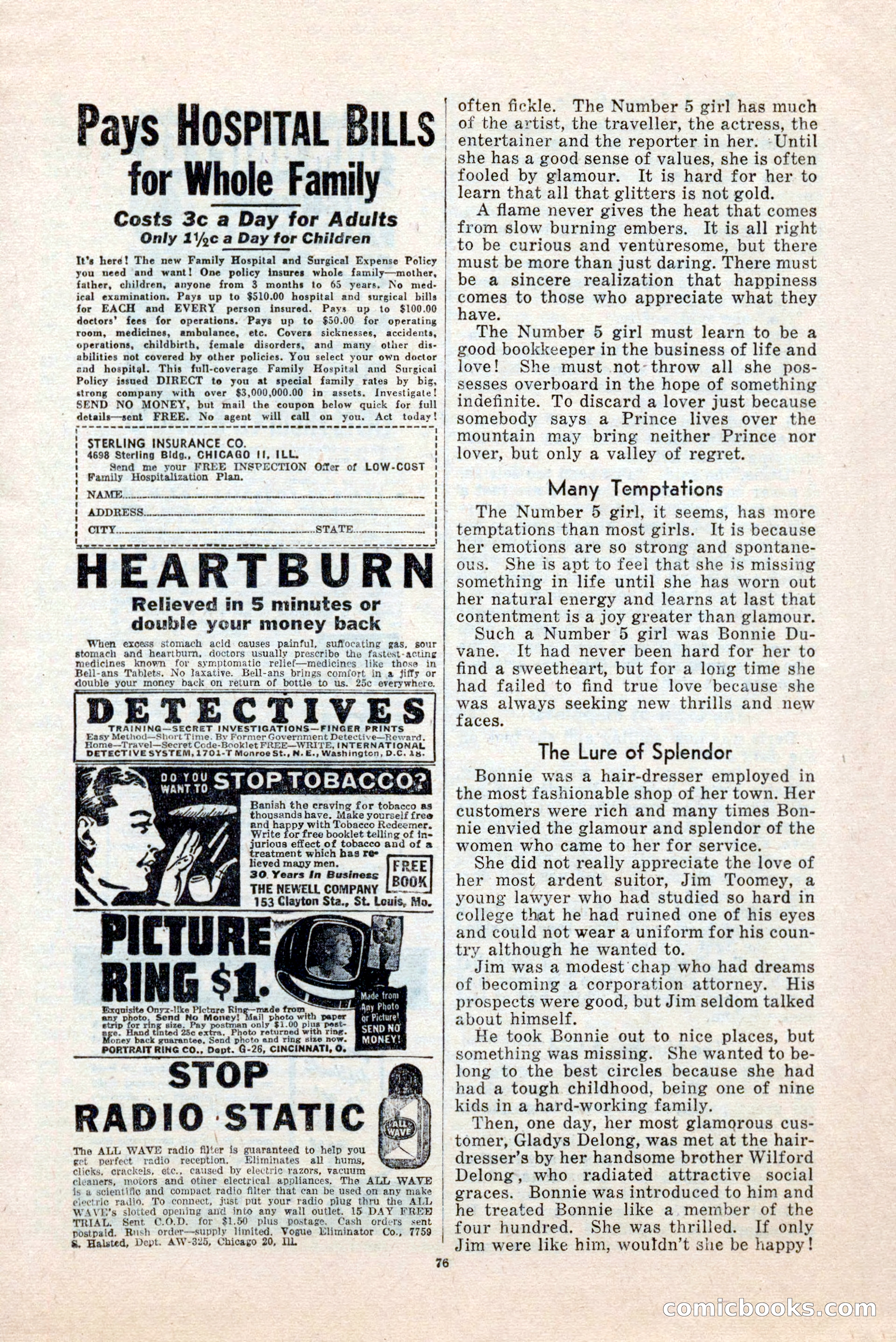 Popular Love, May 1945 — page 76 of 84