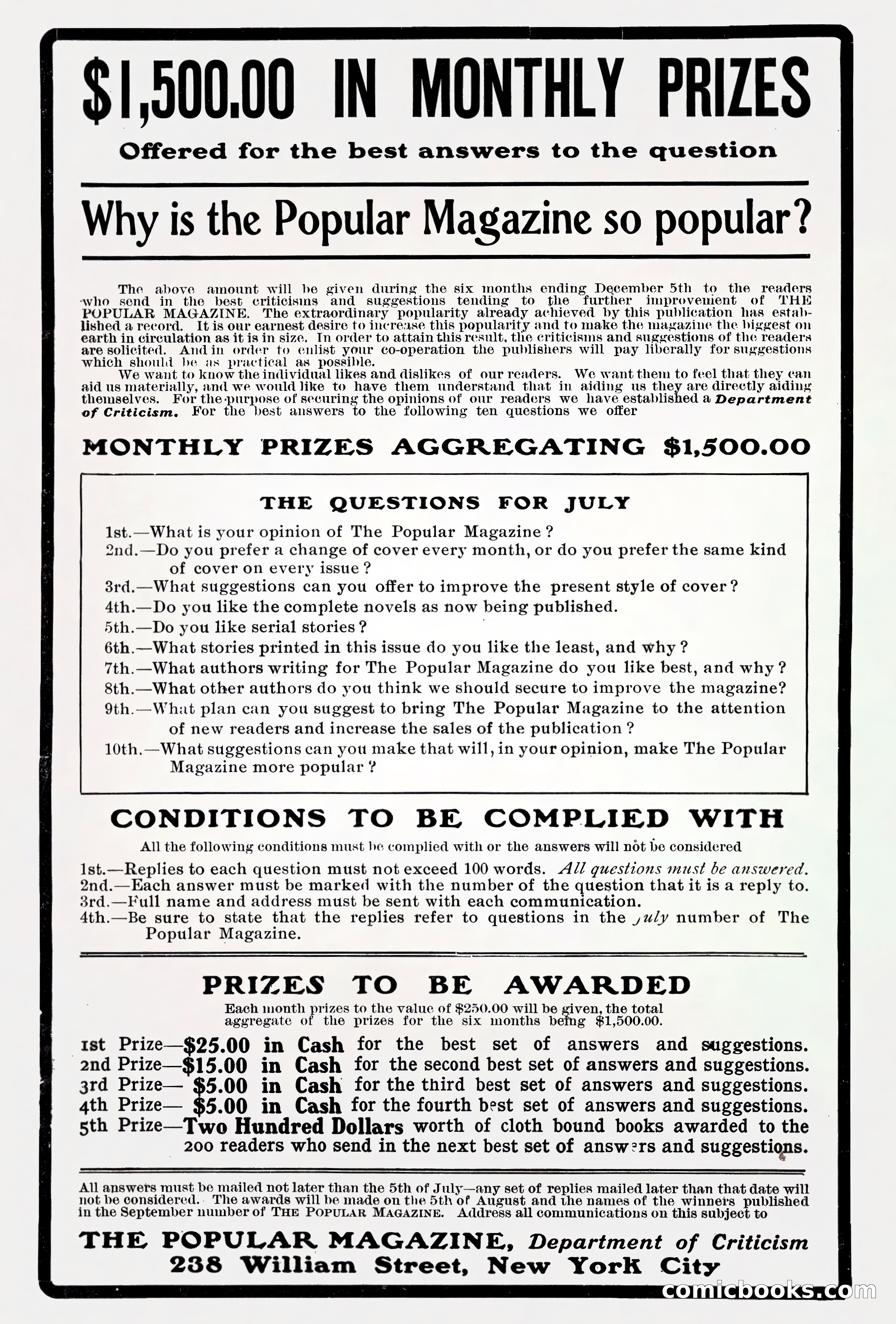 The Popular Magazine — page 3 of 220