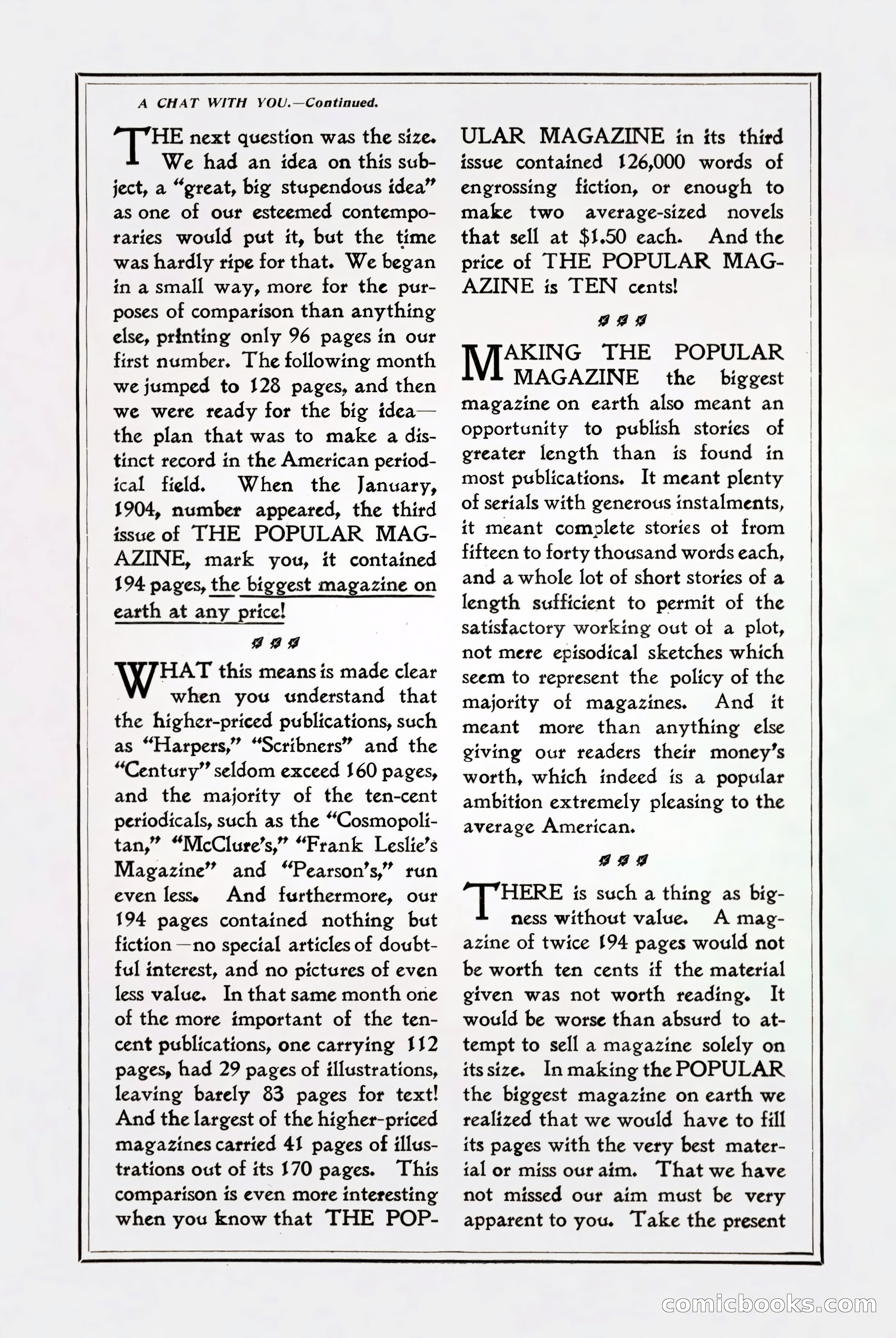 The Popular Magazine — page 5 of 220