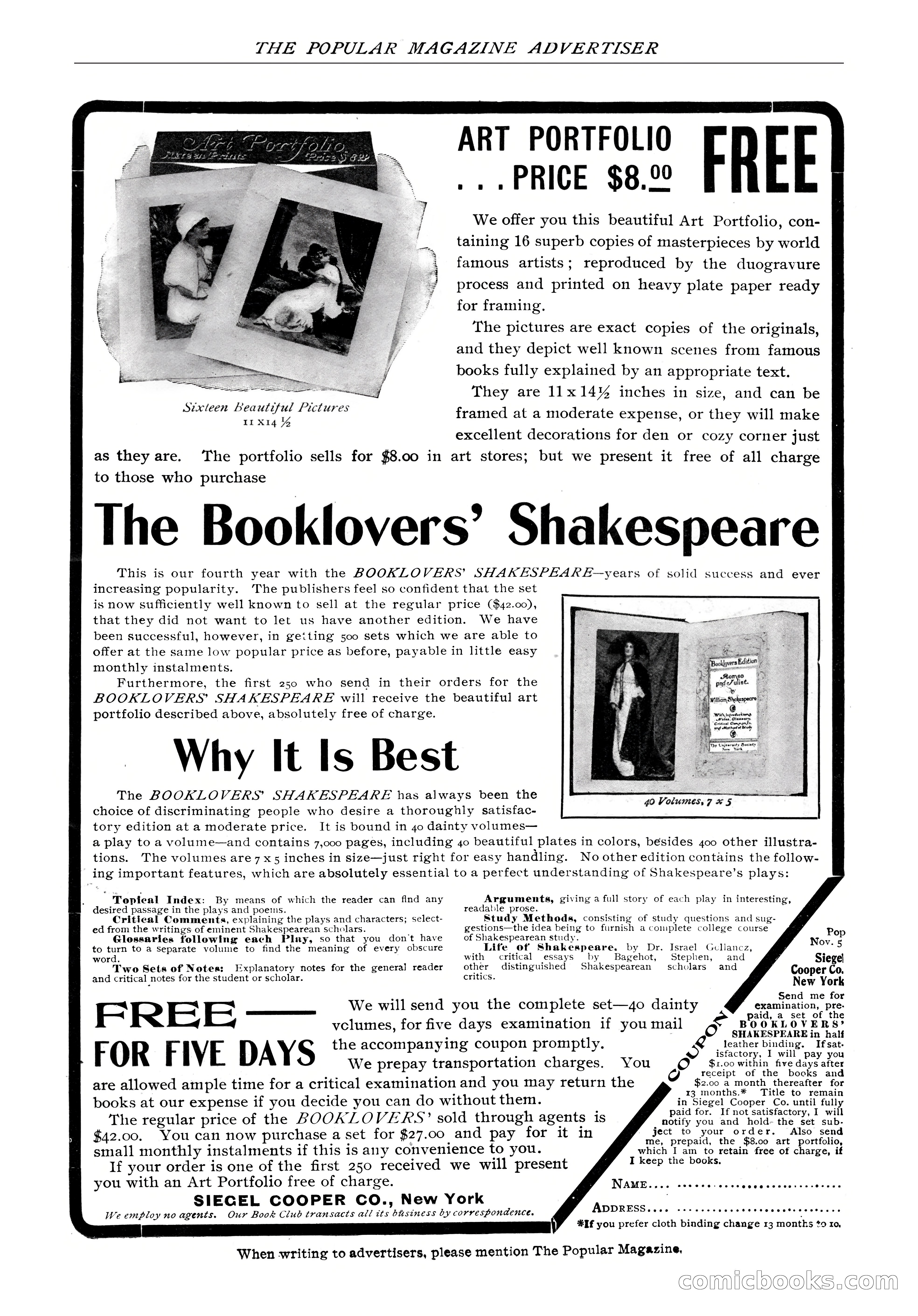The Popular Magazine, November 1905 — page 3 of 228