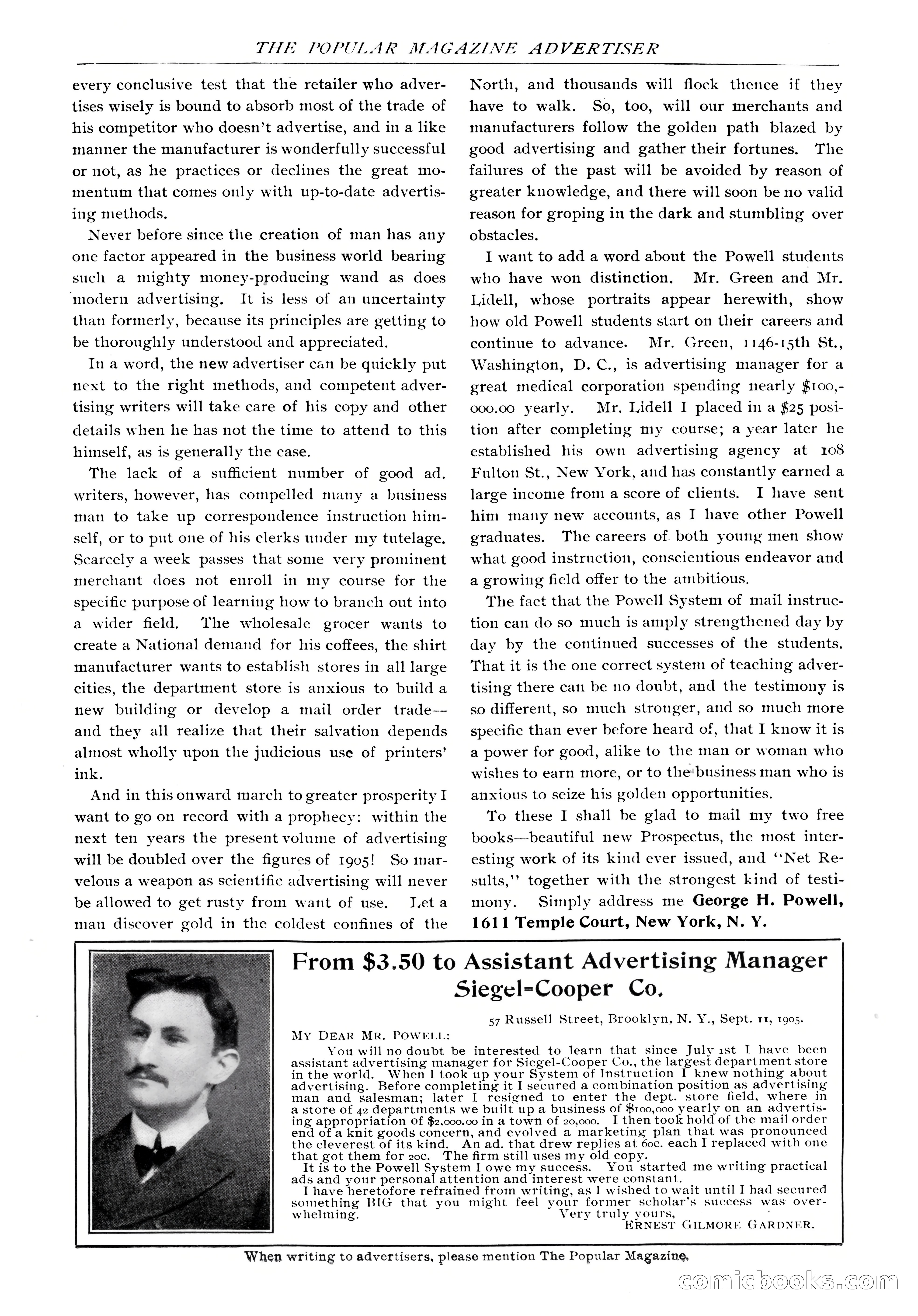 The Popular Magazine, November 1905 — page 5 of 228