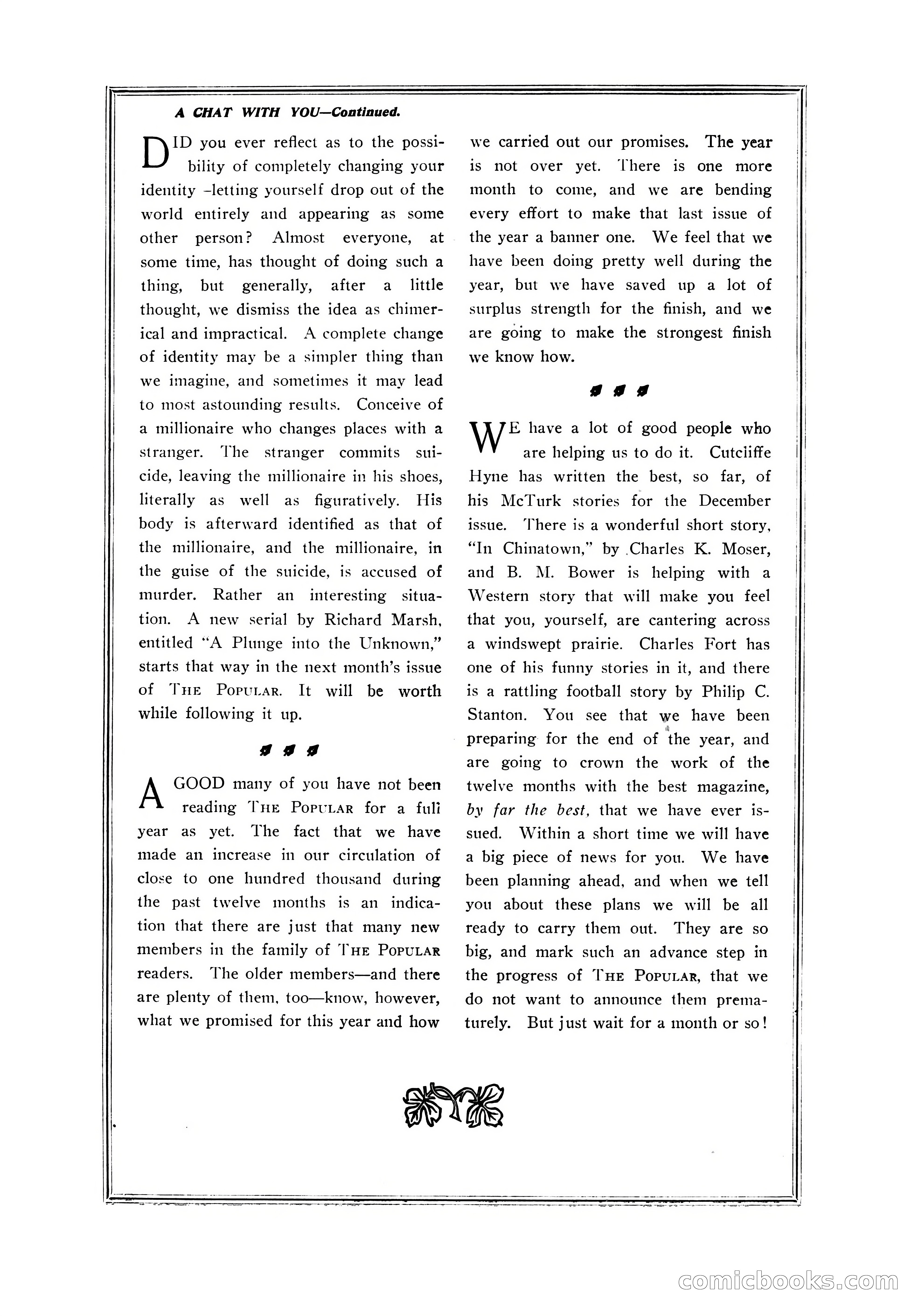 The Popular Magazine, November 1905 — page 7 of 228