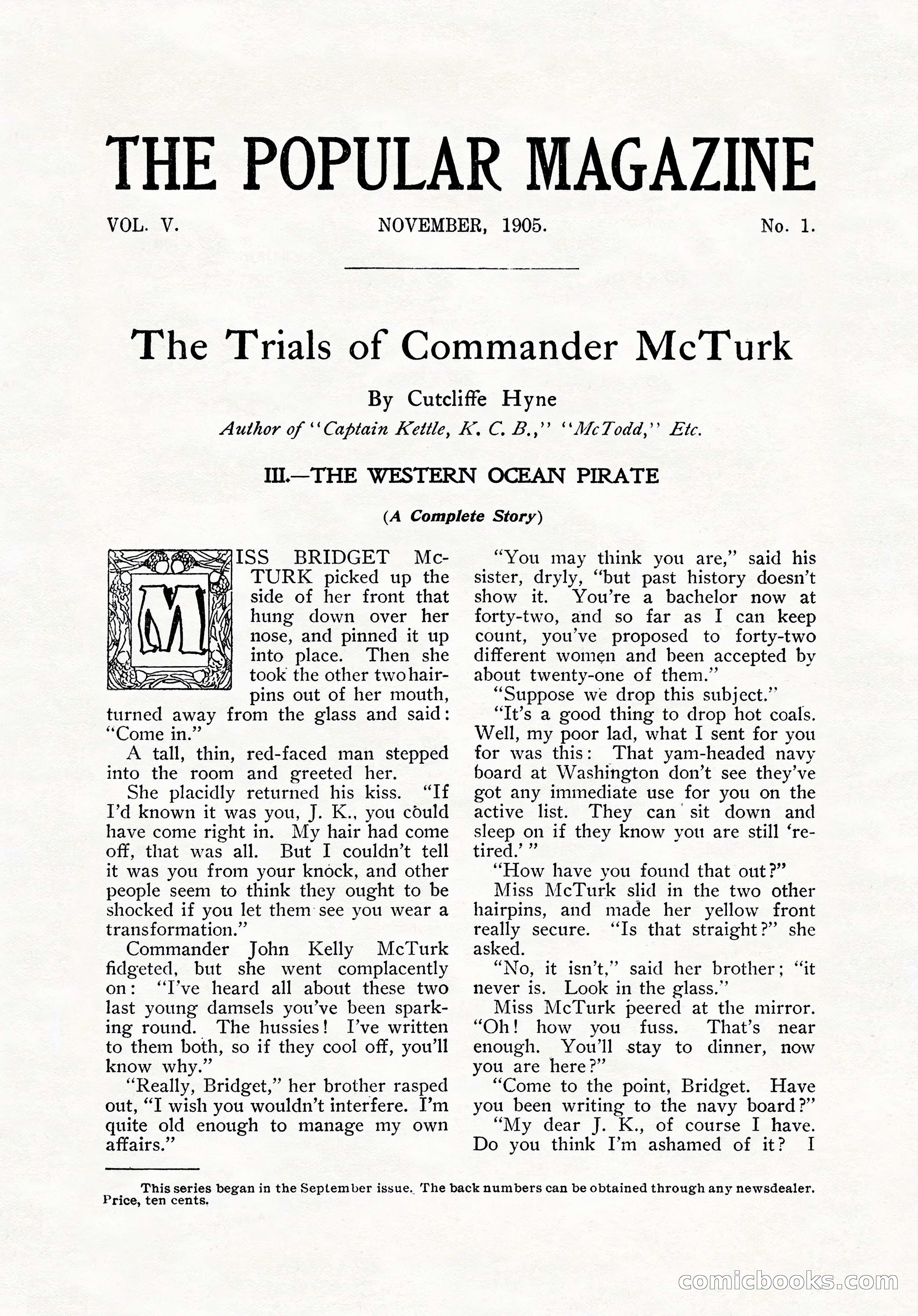 The Popular Magazine, November 1905 — page 11 of 228