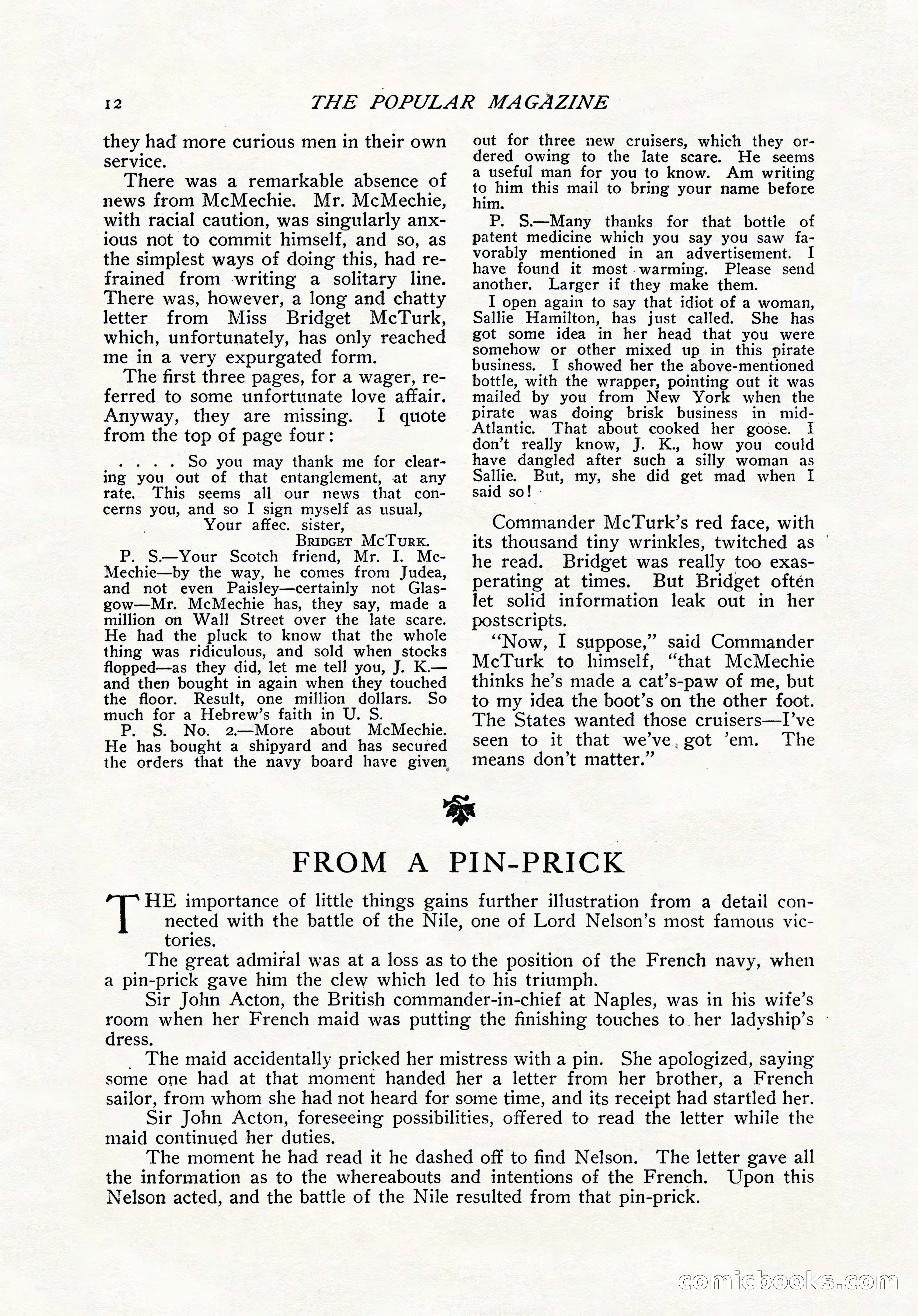 The Popular Magazine, November 1905 — page 22 of 228