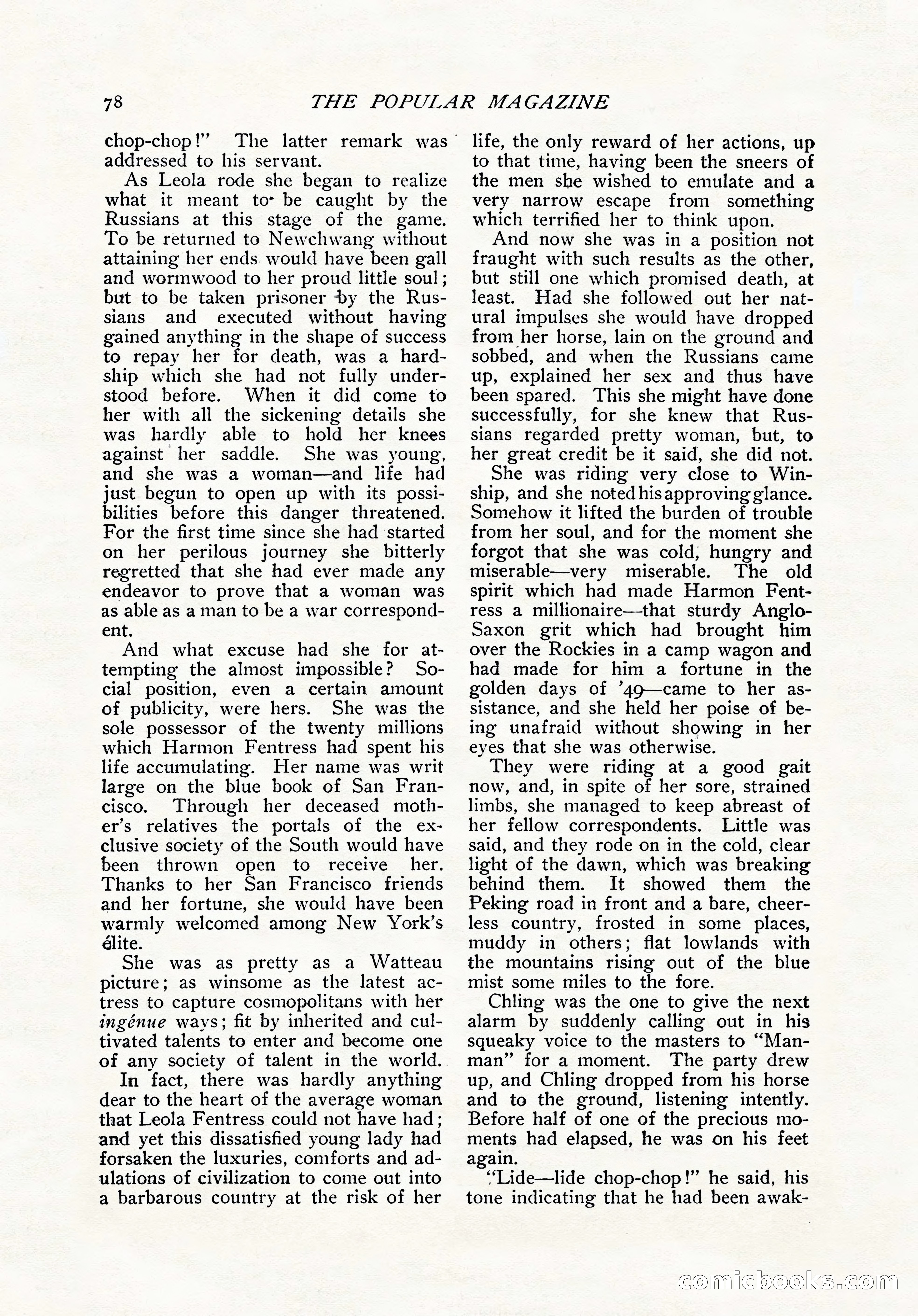The Popular Magazine, November 1905 — page 88 of 228