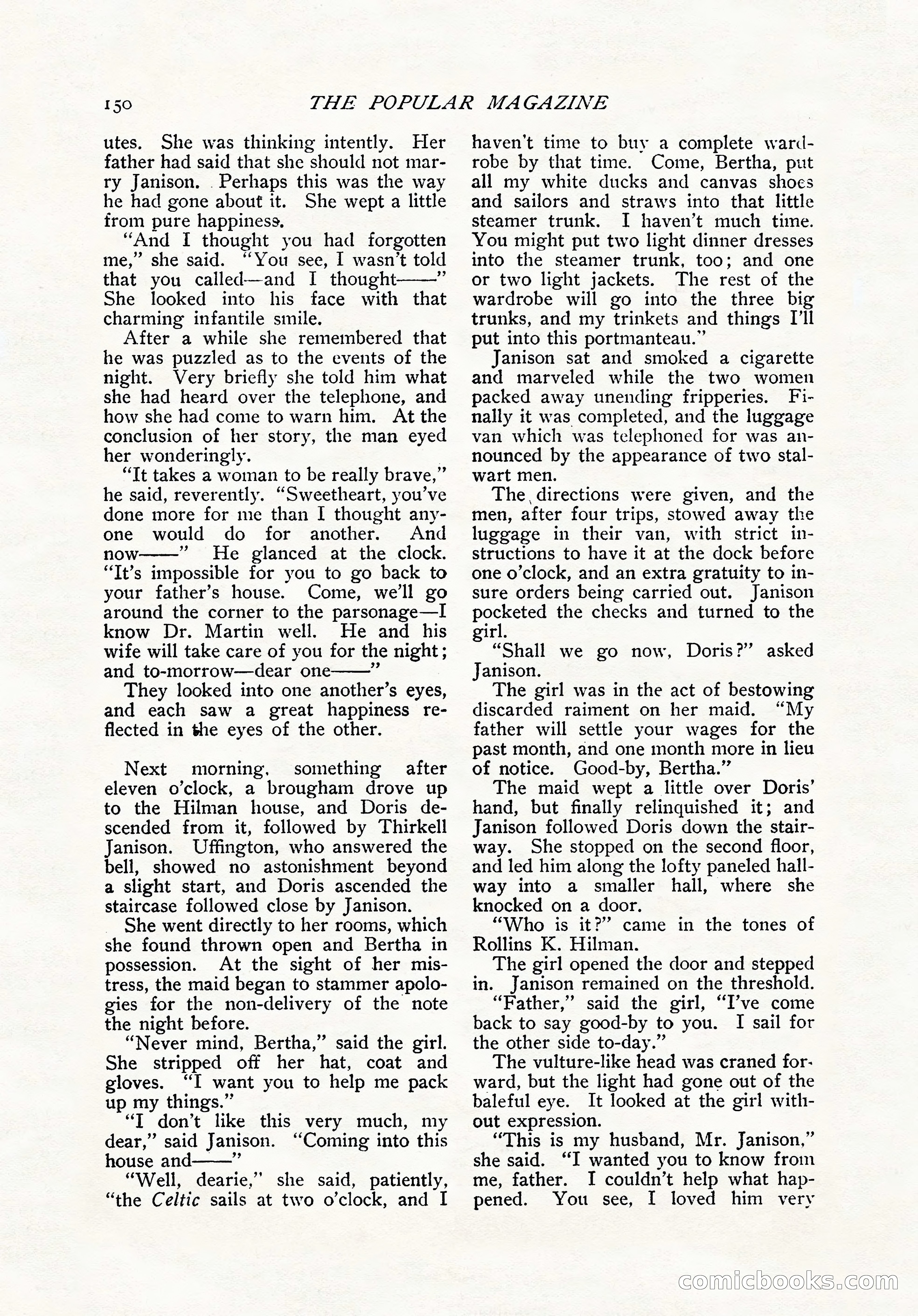The Popular Magazine, November 1905 — page 160 of 228