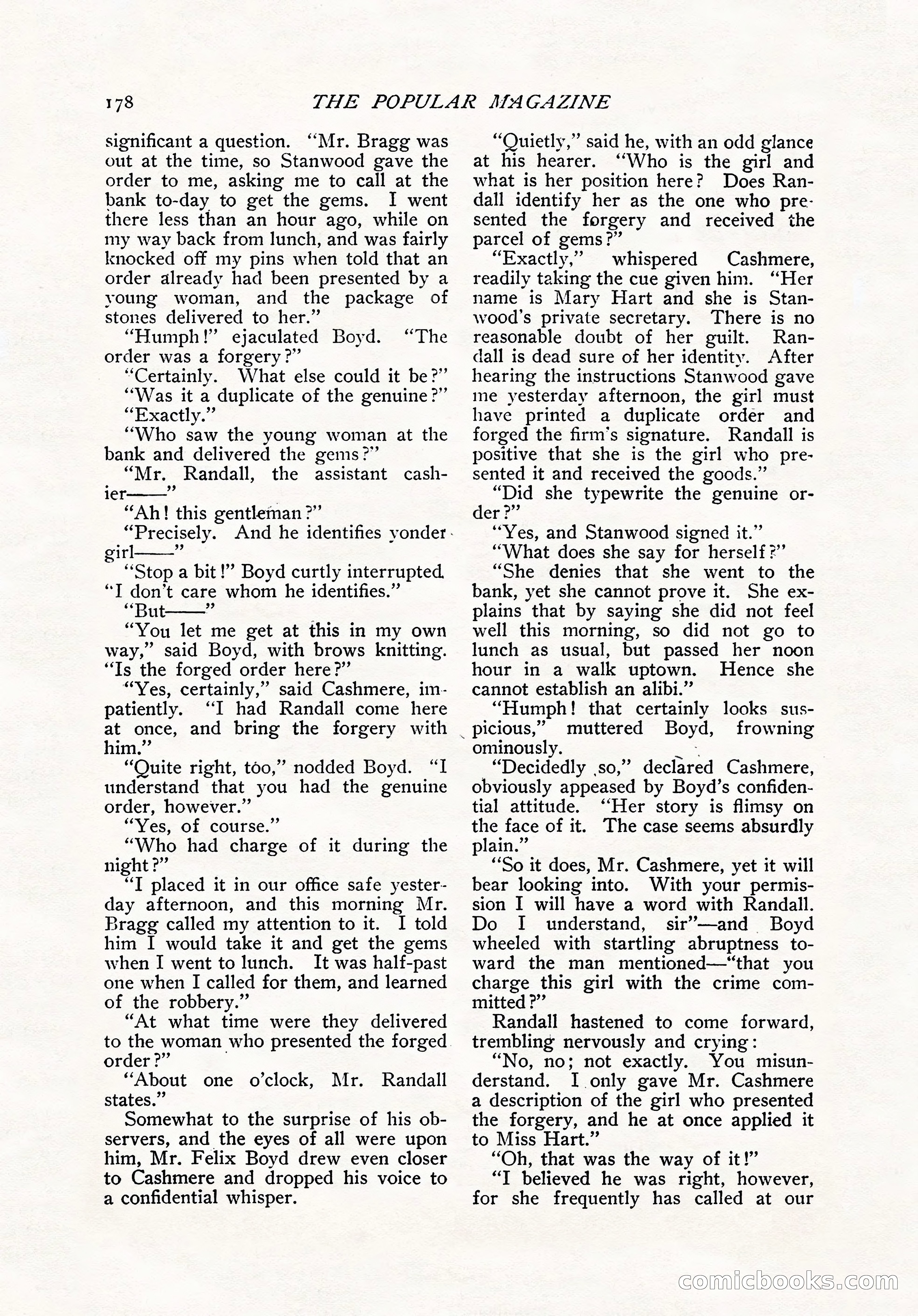 The Popular Magazine, November 1905 — page 188 of 228