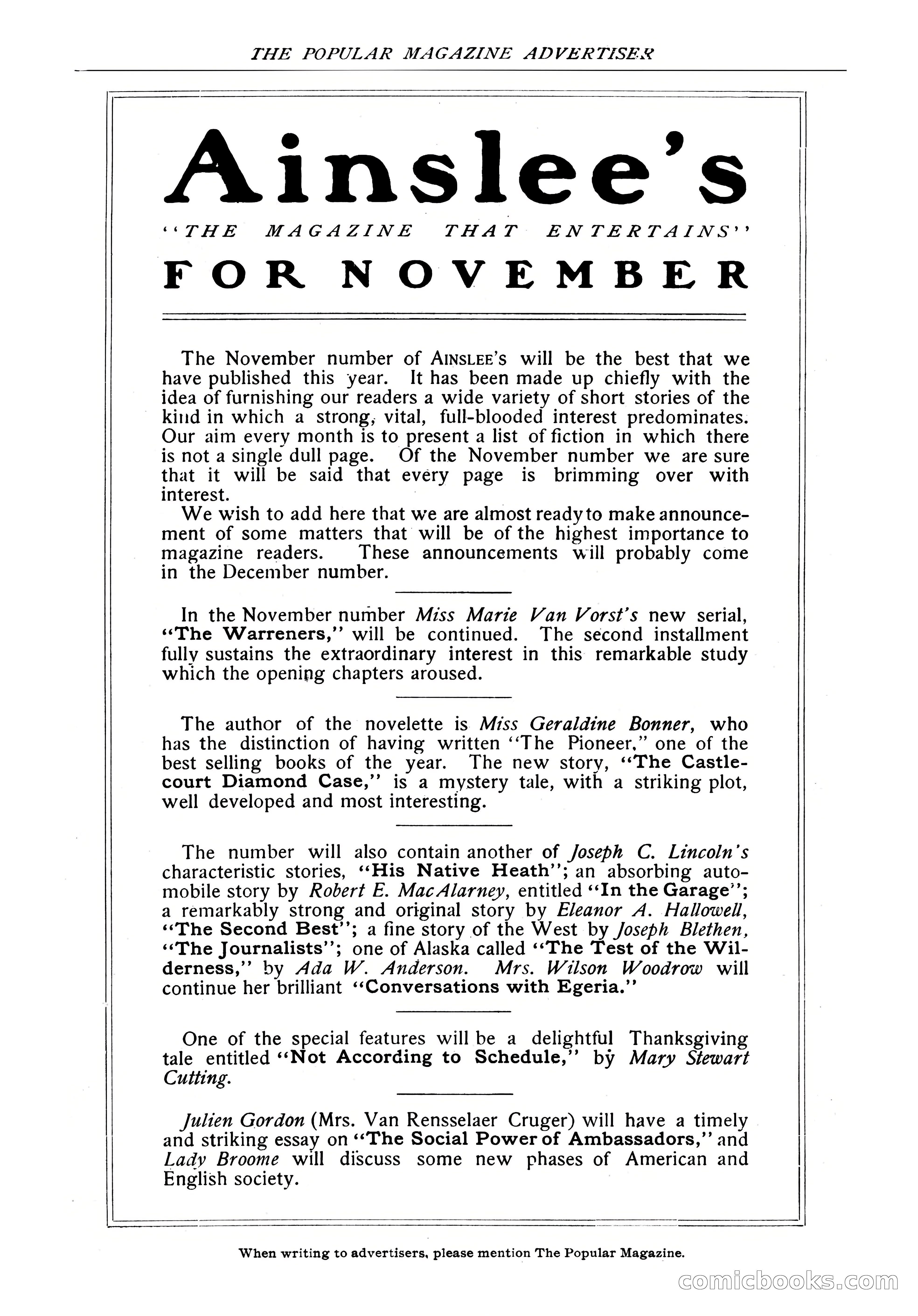The Popular Magazine, November 1905 — page 210 of 228
