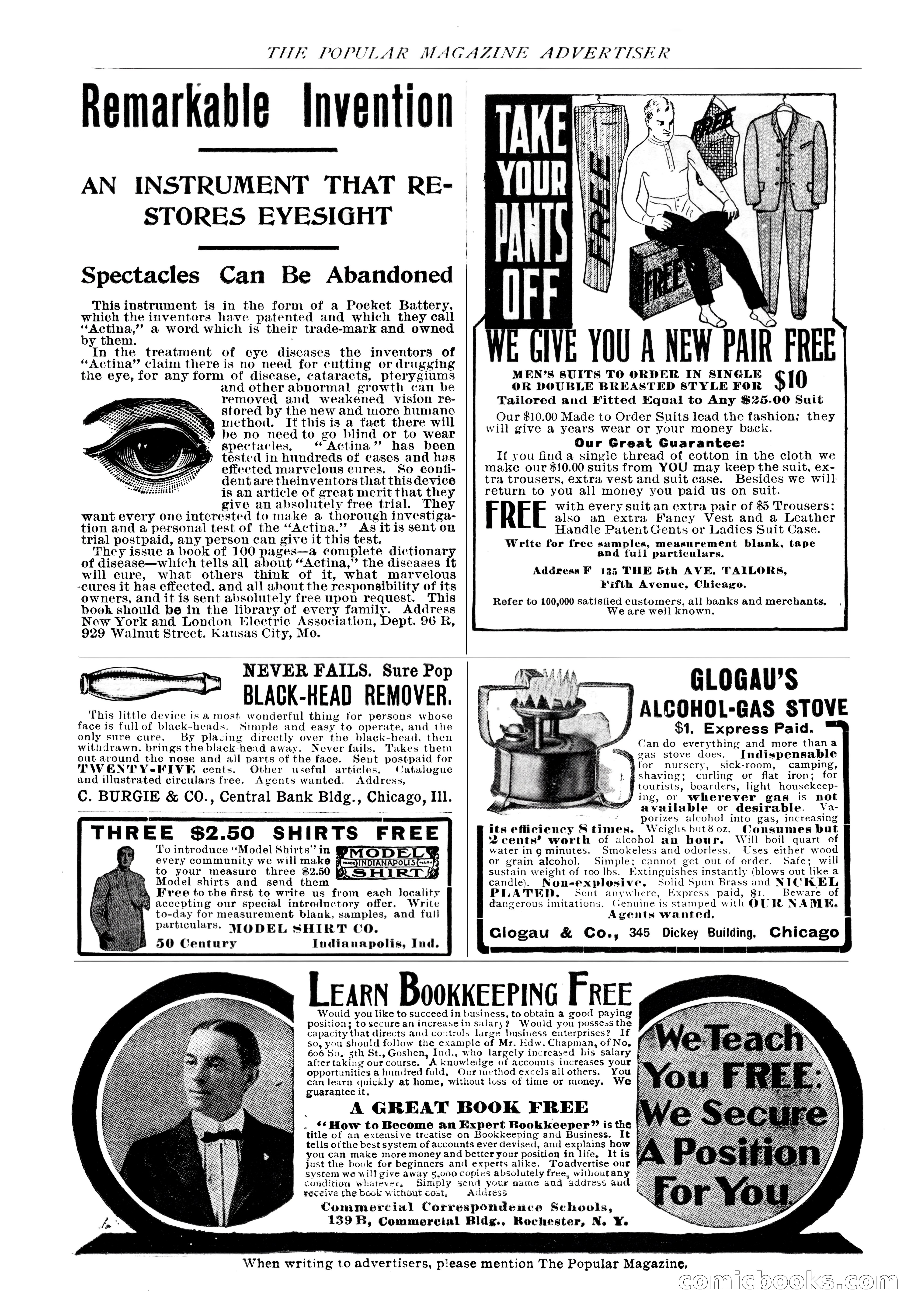 The Popular Magazine, November 1905 — page 219 of 228