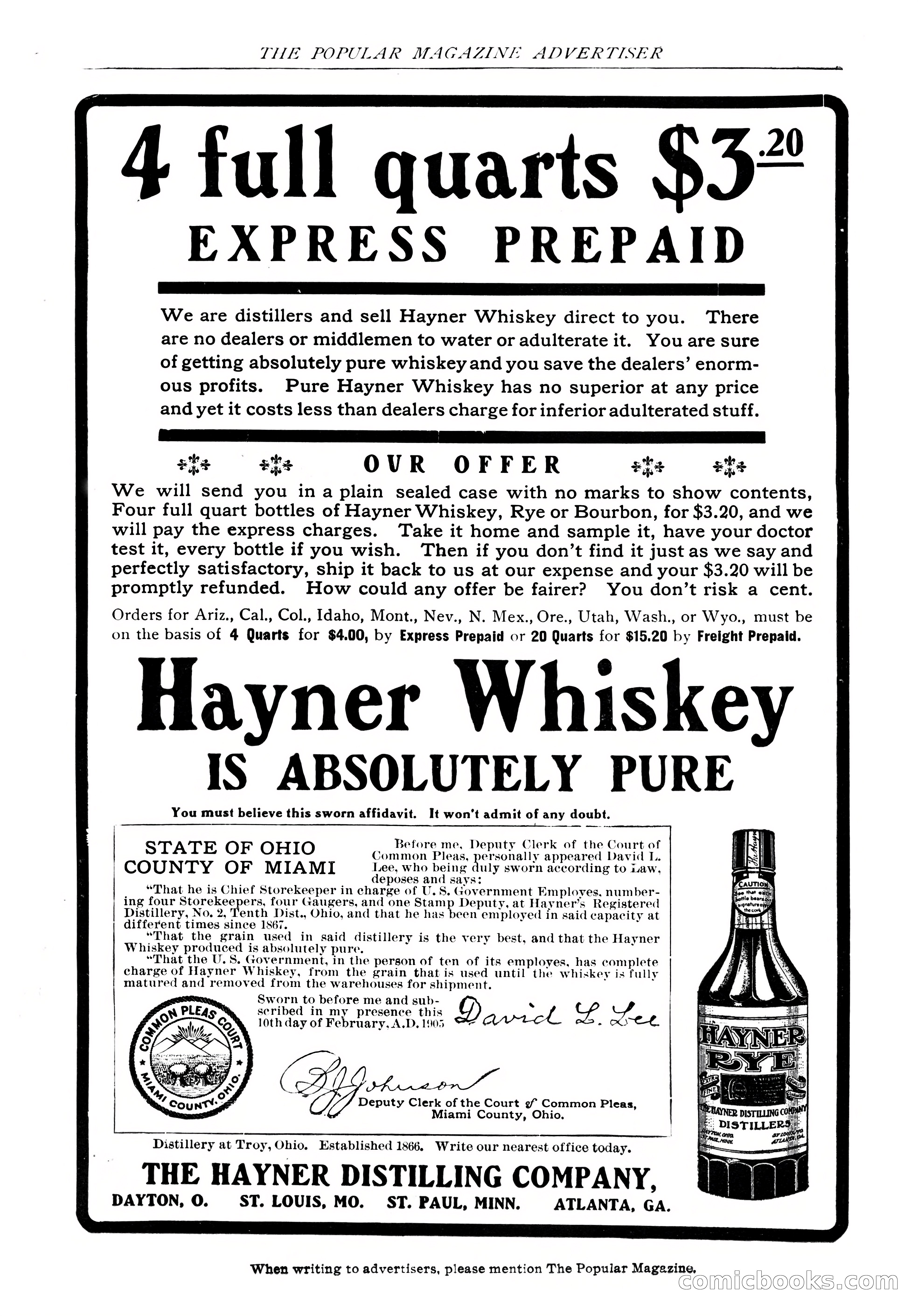 The Popular Magazine, November 1905 — page 225 of 228