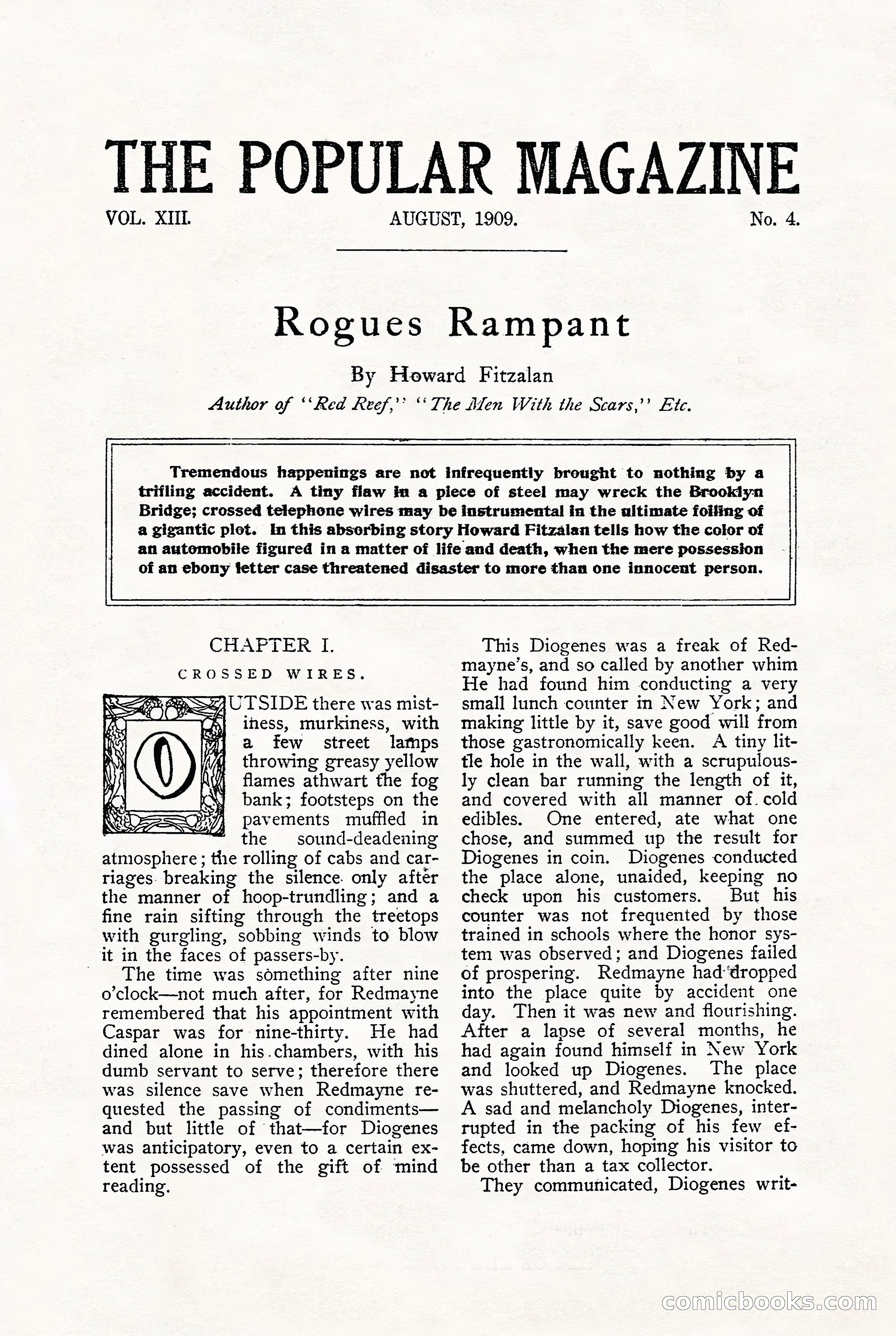 The Popular Magazine, August 1909 — page 3 of 232