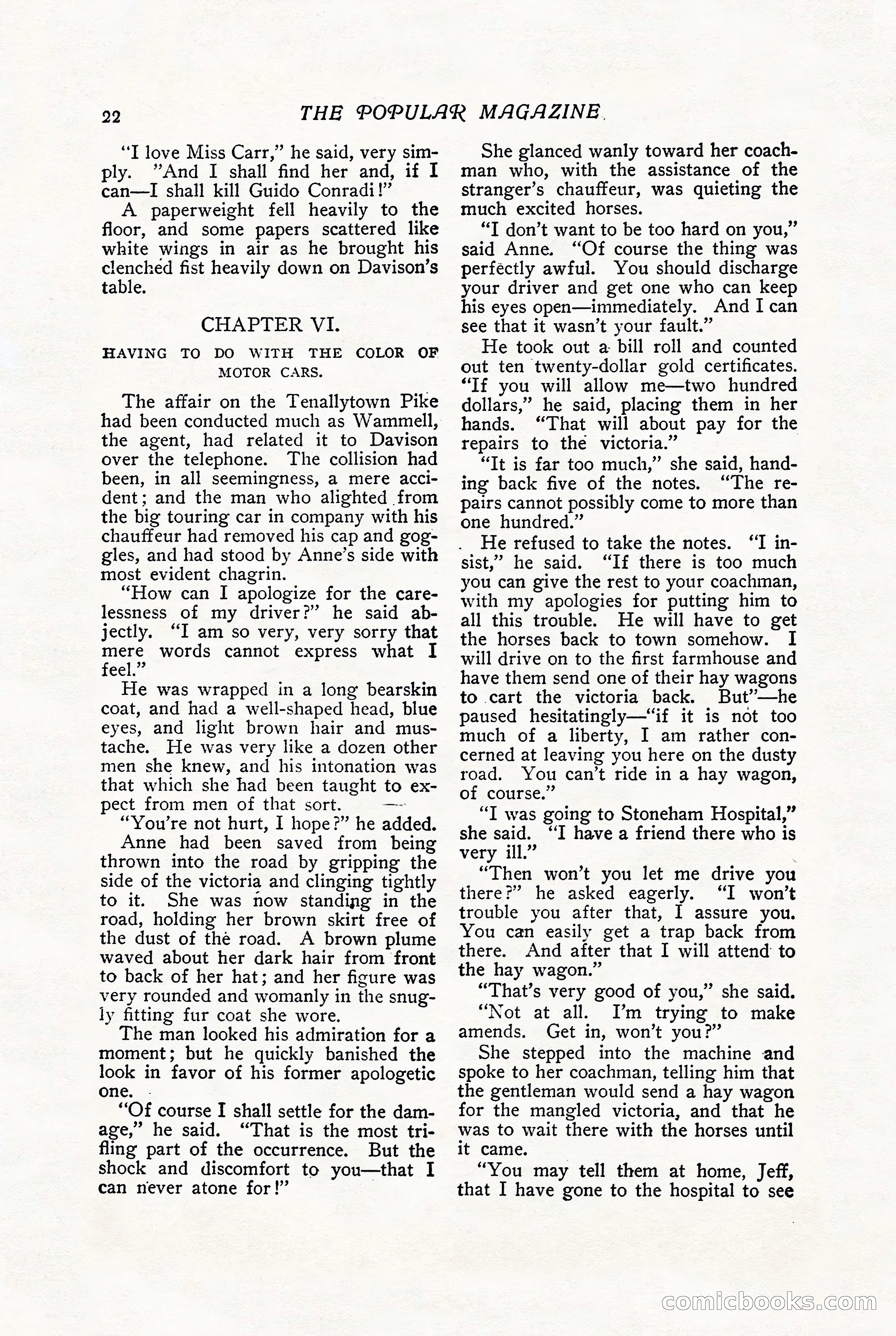 The Popular Magazine, August 1909 — page 24 of 232