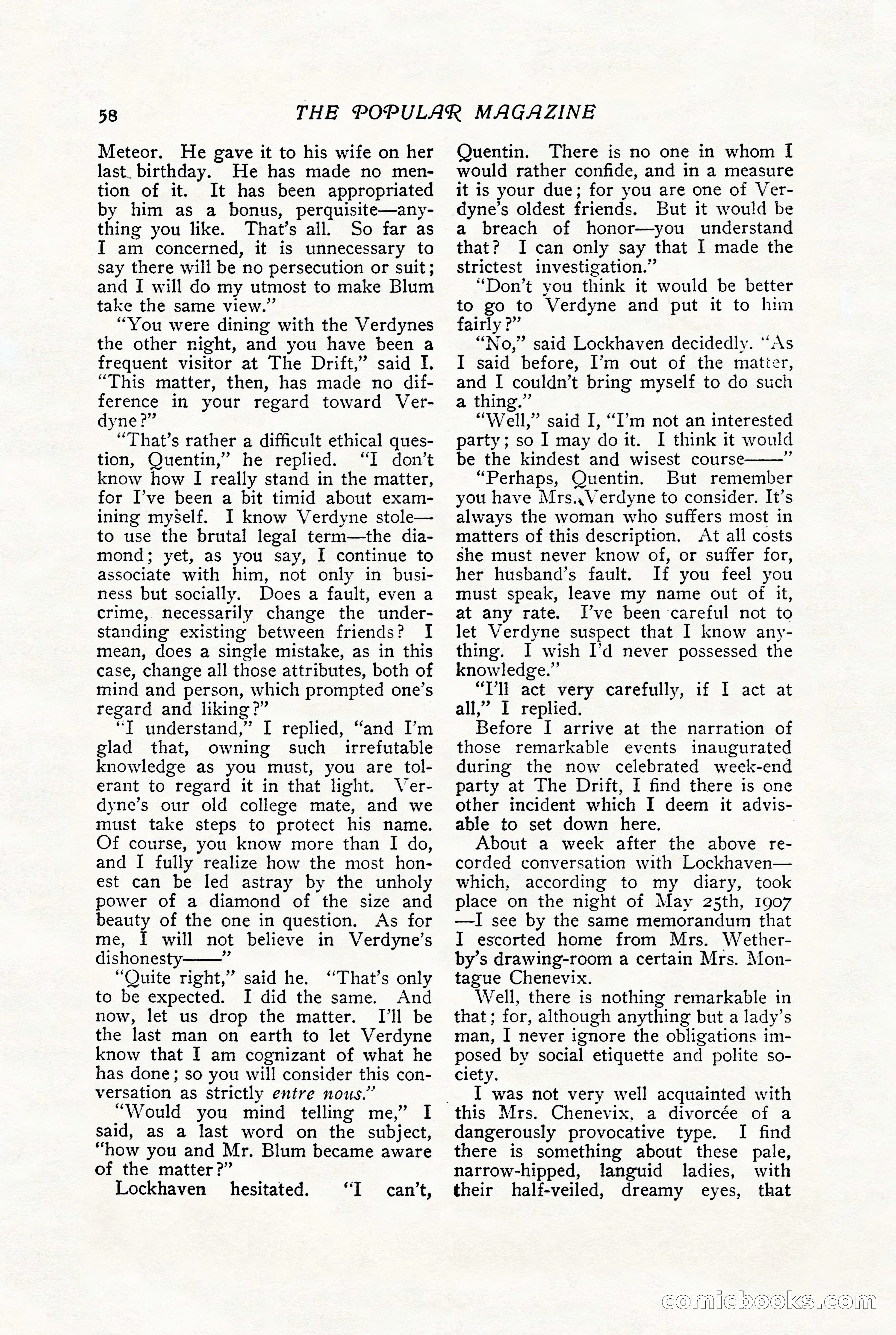 The Popular Magazine, August 1909 — page 60 of 232