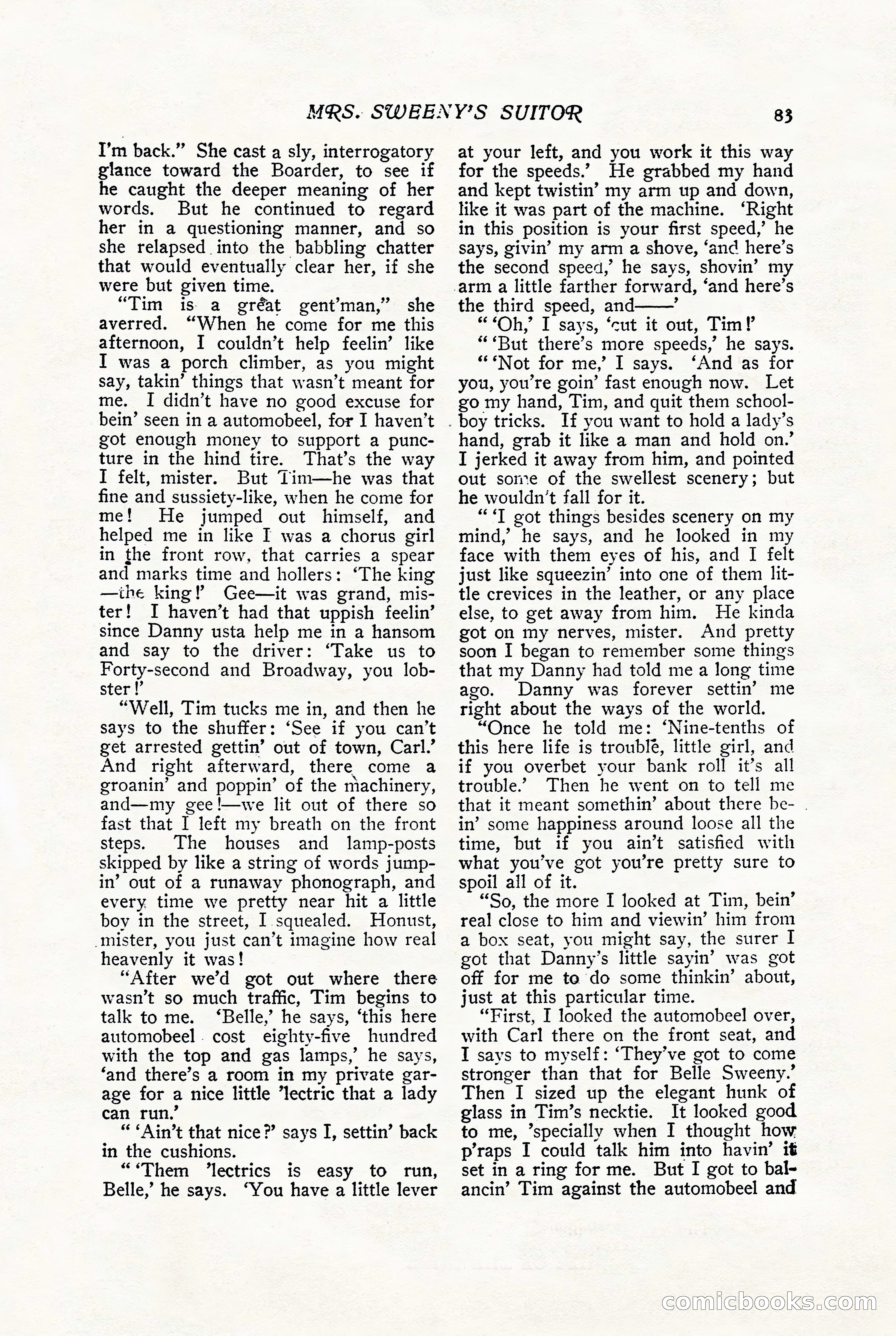 The Popular Magazine, August 1909 — page 85 of 232