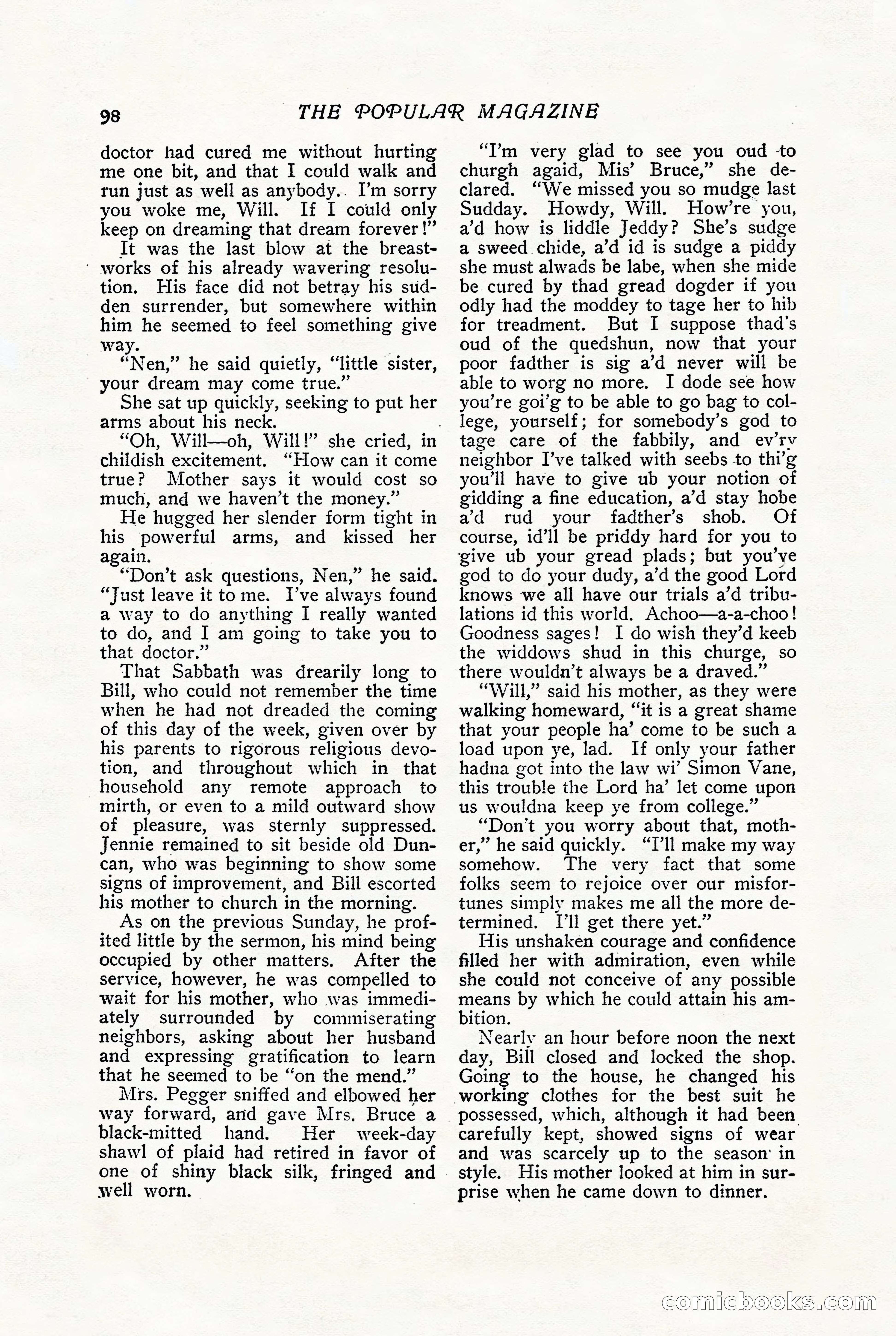The Popular Magazine, August 1909 — page 100 of 232