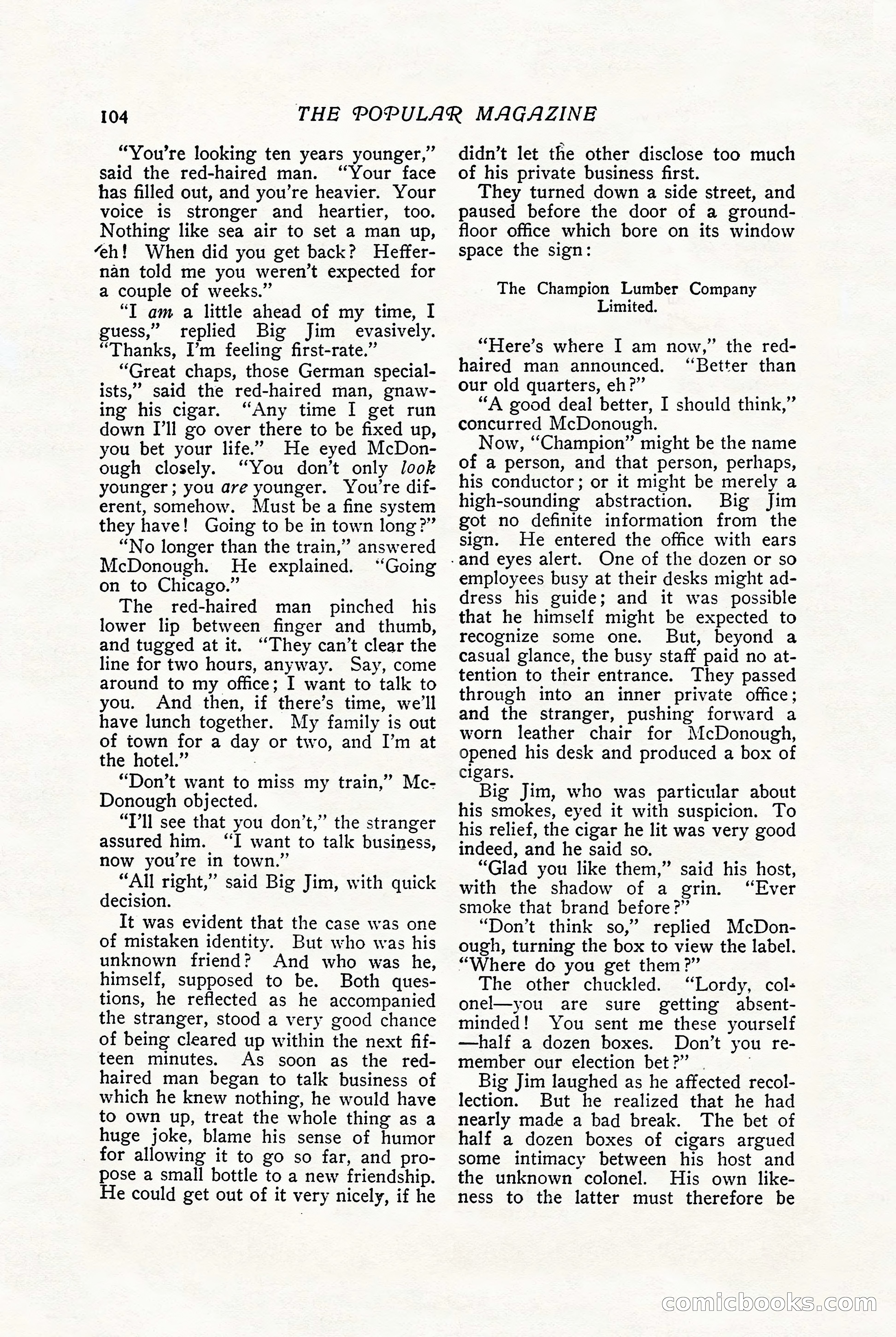 The Popular Magazine, August 1909 — page 106 of 232